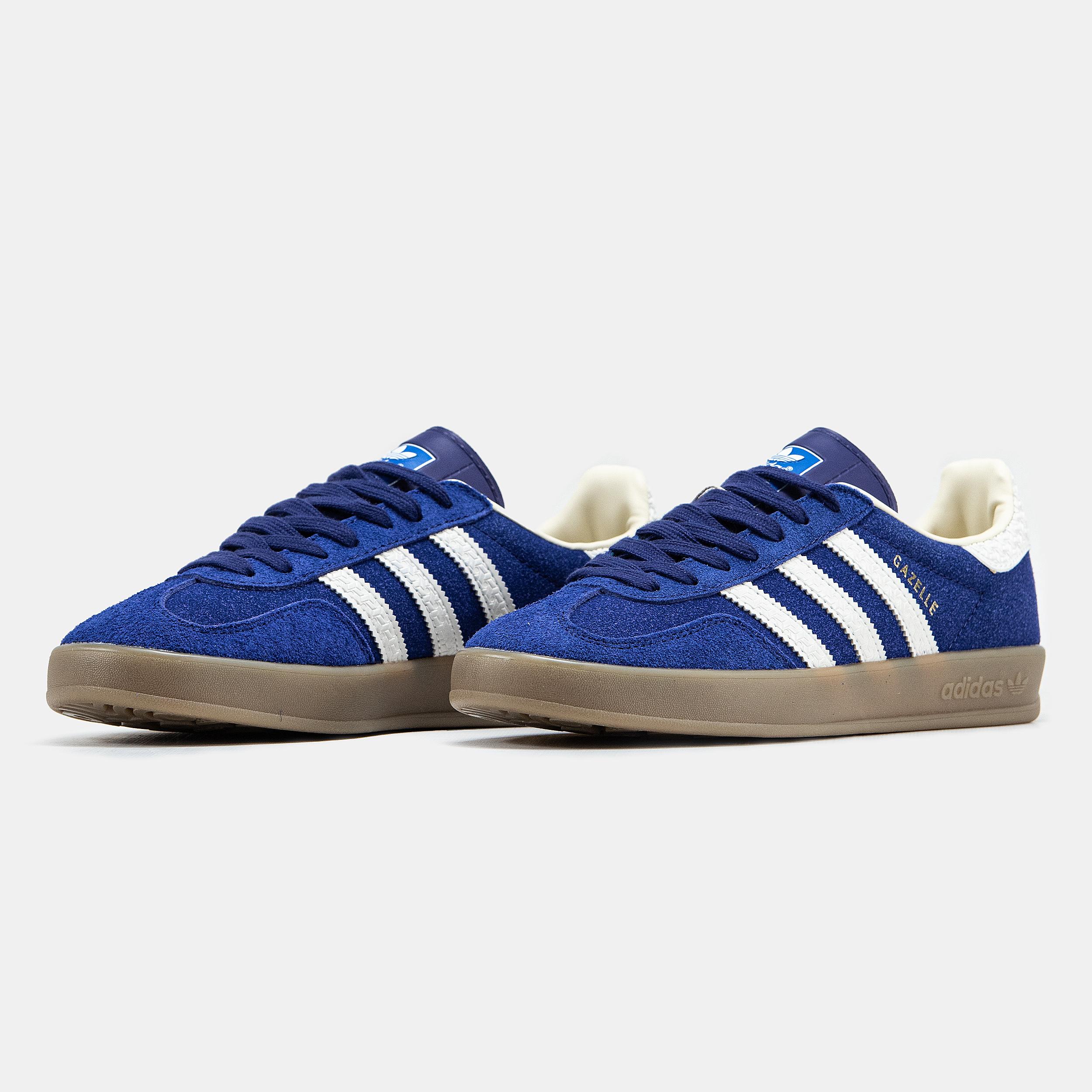 Adidas Gazelle Indoor "Blue White Gum" - изображение 4