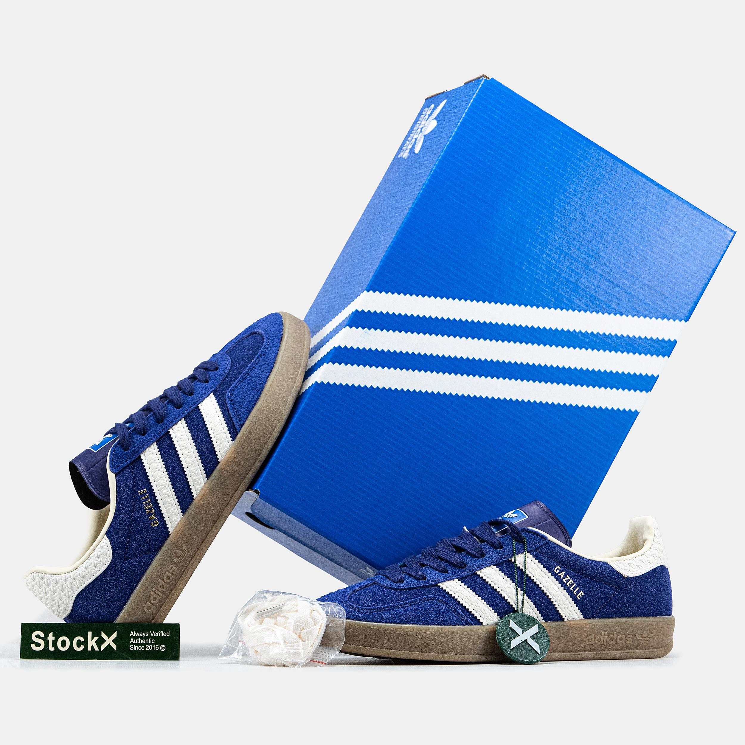 Adidas Gazelle Indoor "Blue White Gum" - изображение 5