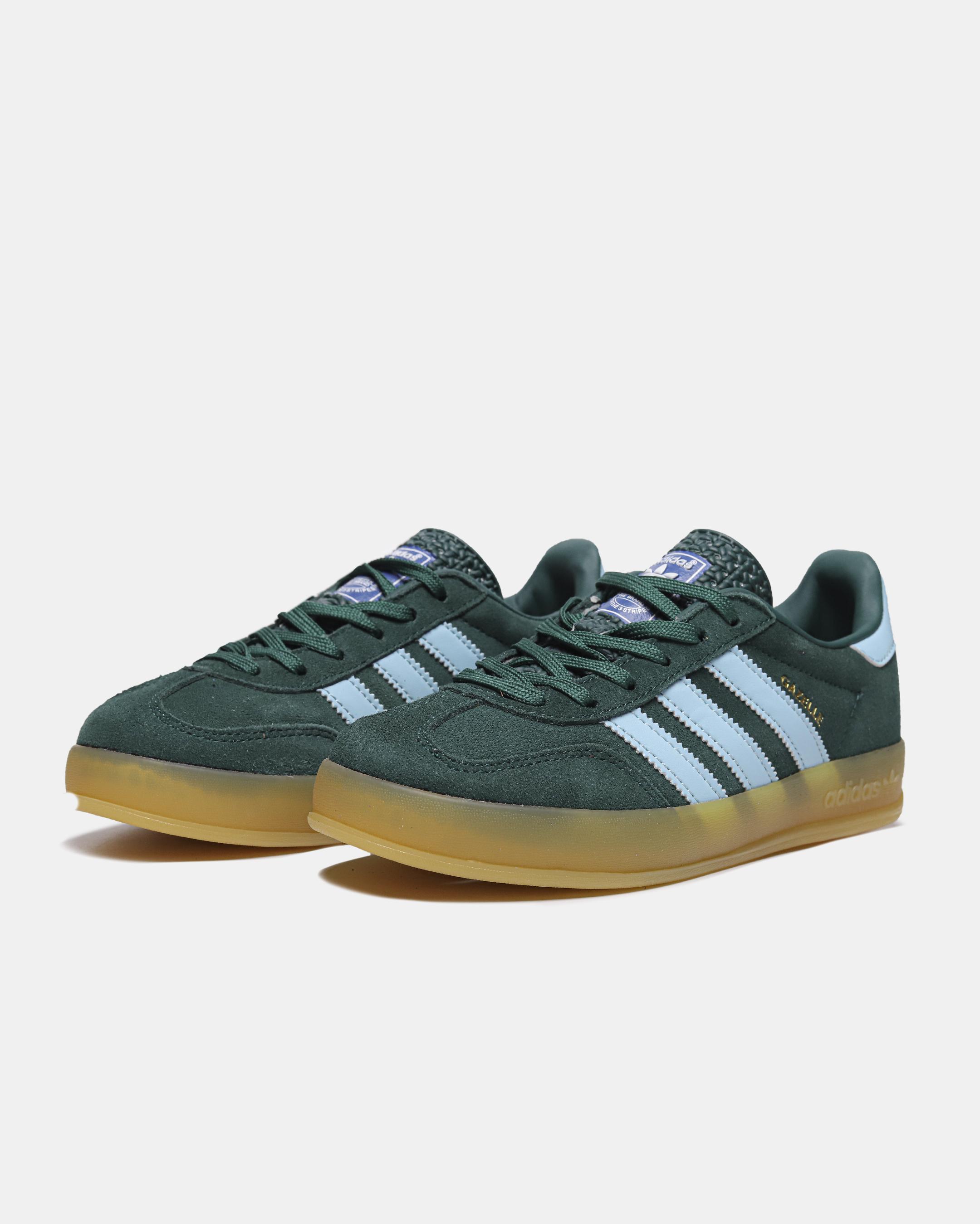 Adidas Gazelle Indoor Dark Green Light Blue - изображение 9