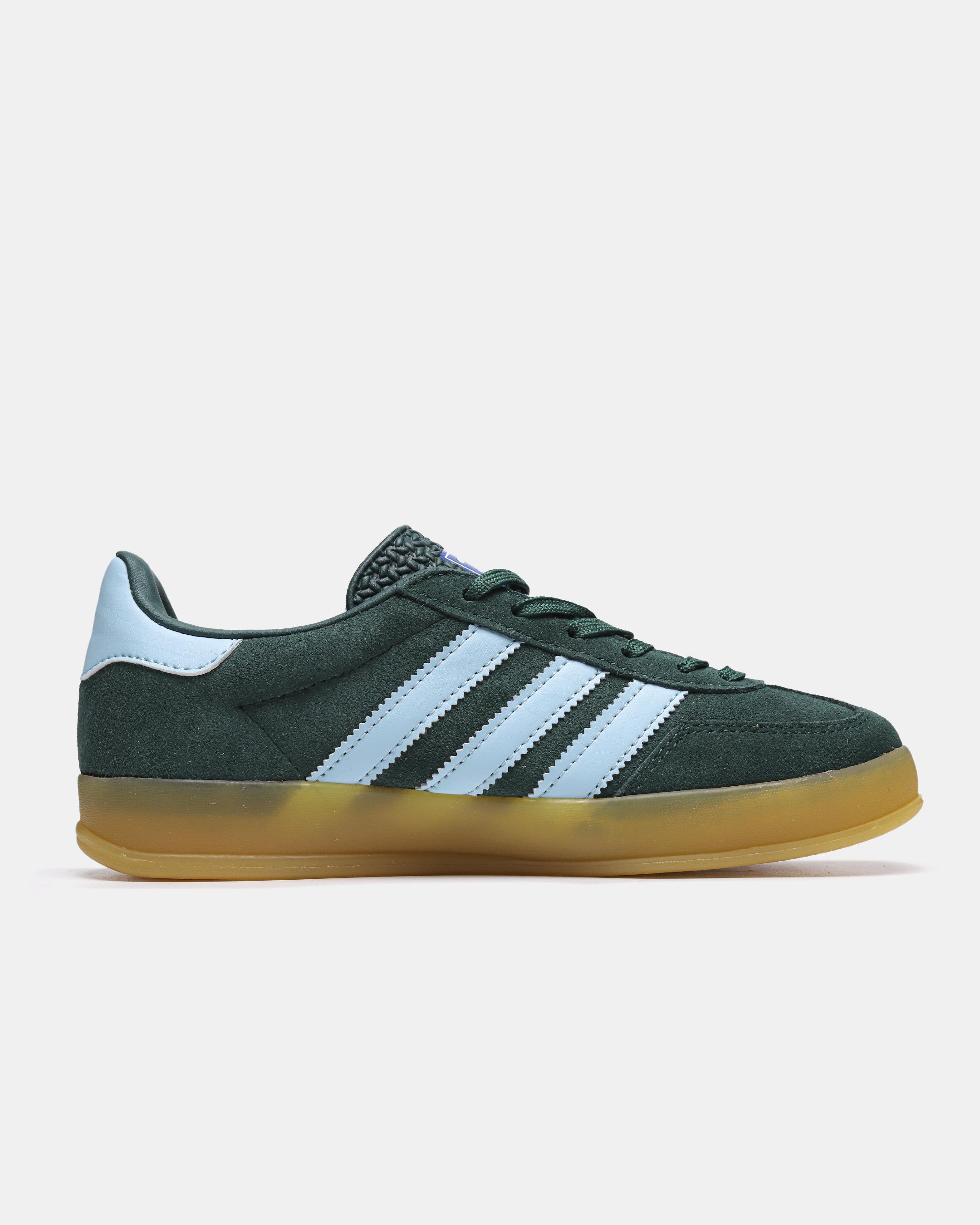 Adidas Gazelle Indoor Dark Green Light Blue - изображение 1