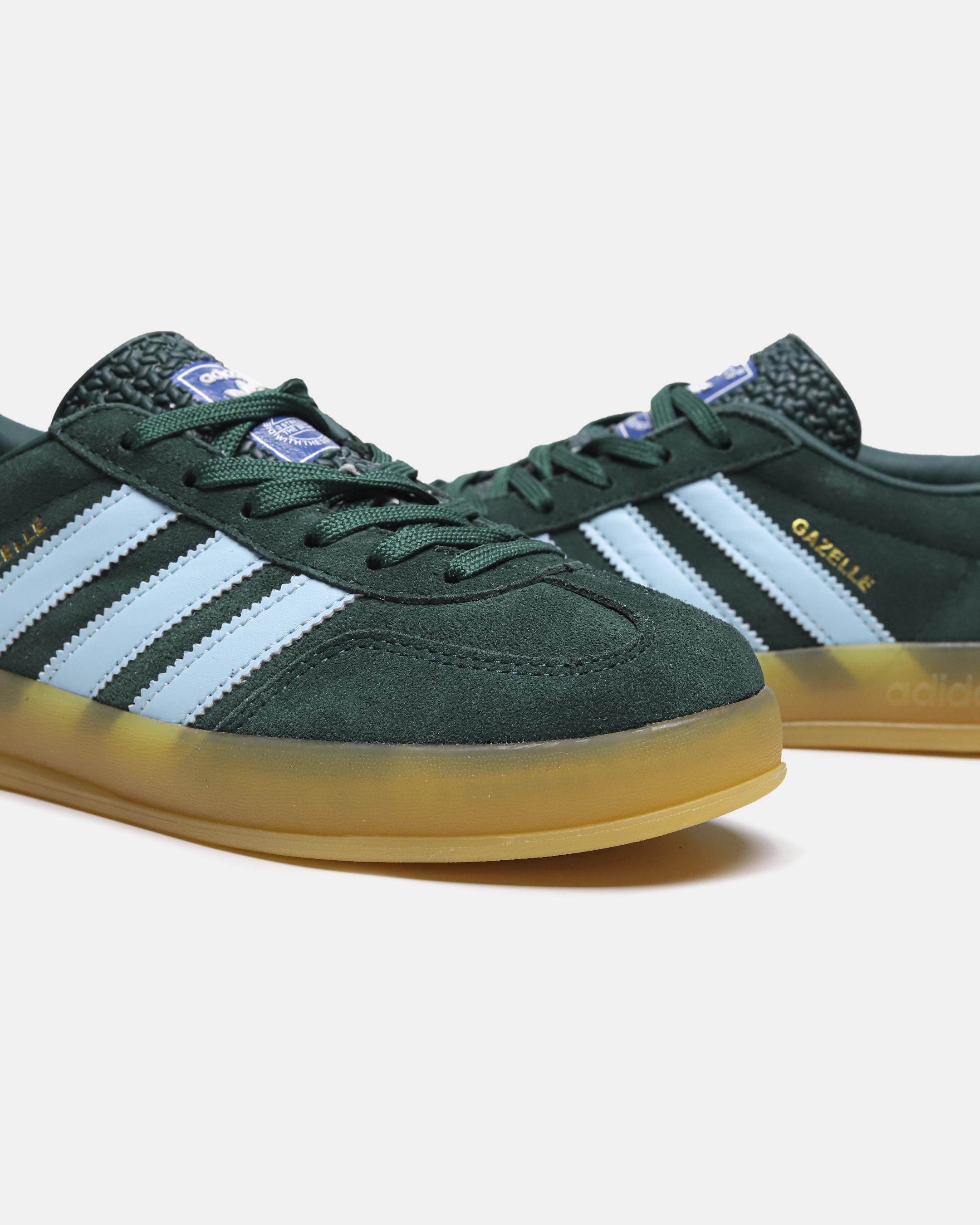 Adidas Gazelle Indoor Dark Green Light Blue - изображение 4