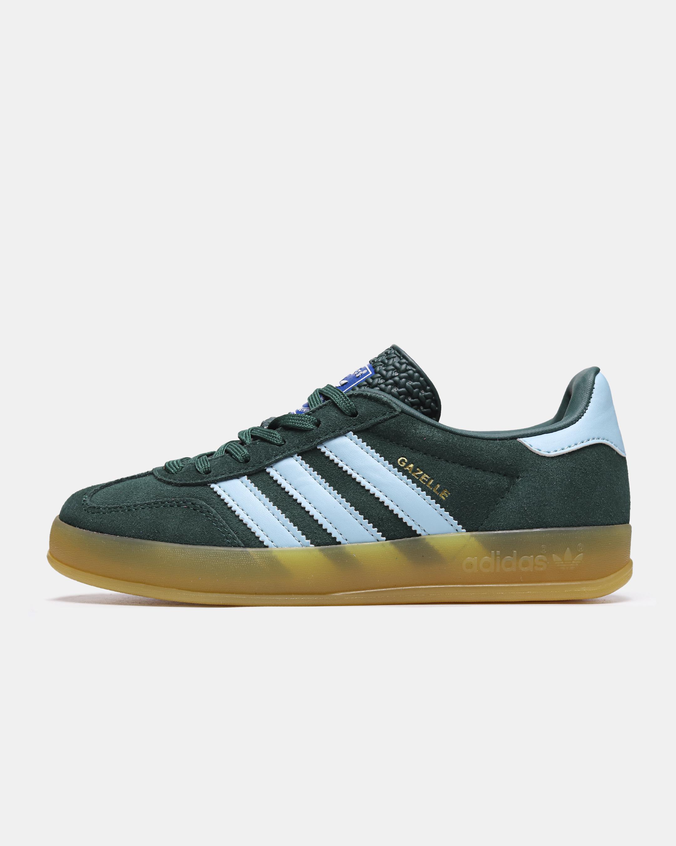Adidas Gazelle Indoor Dark Green Light Blue