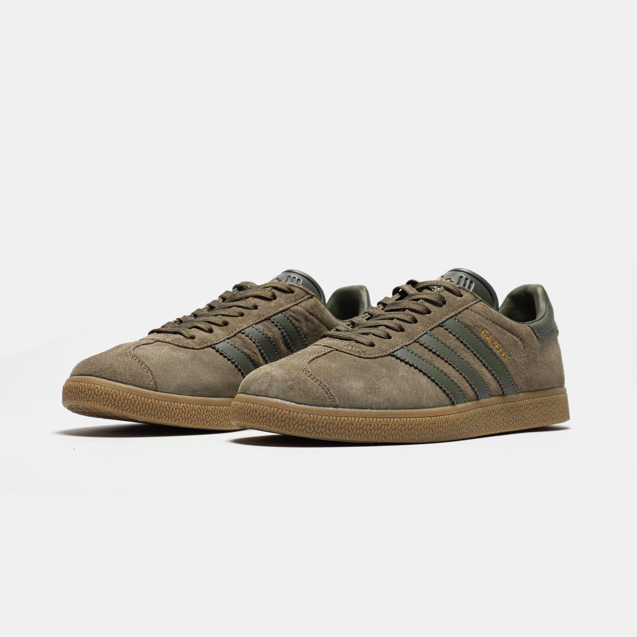 Adidas Gazelle Olive Green Gum - изображение 5