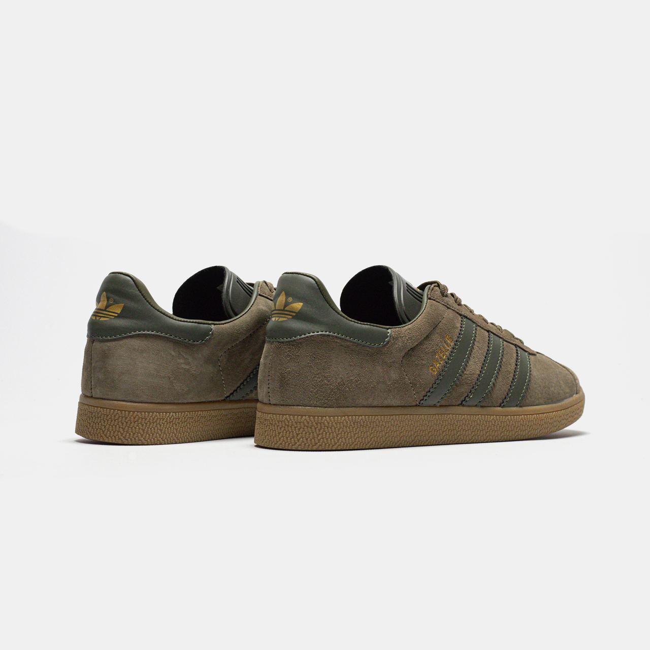 Adidas Gazelle Olive Green Gum - изображение 6