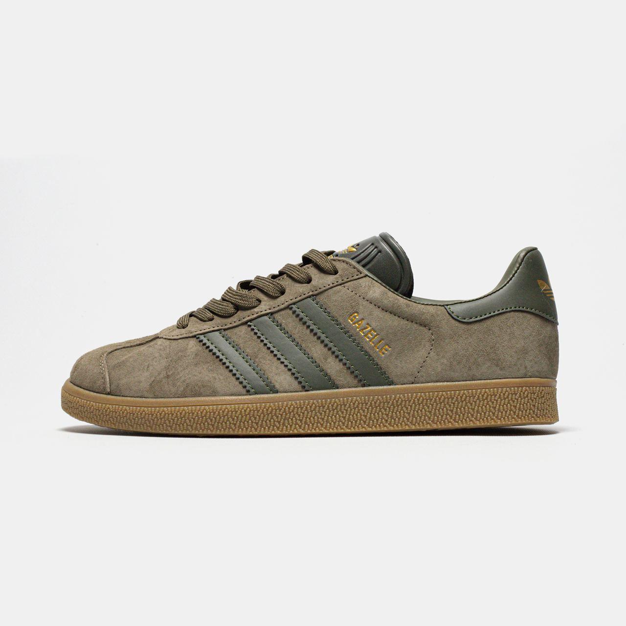 Adidas Gazelle Olive Green Gum