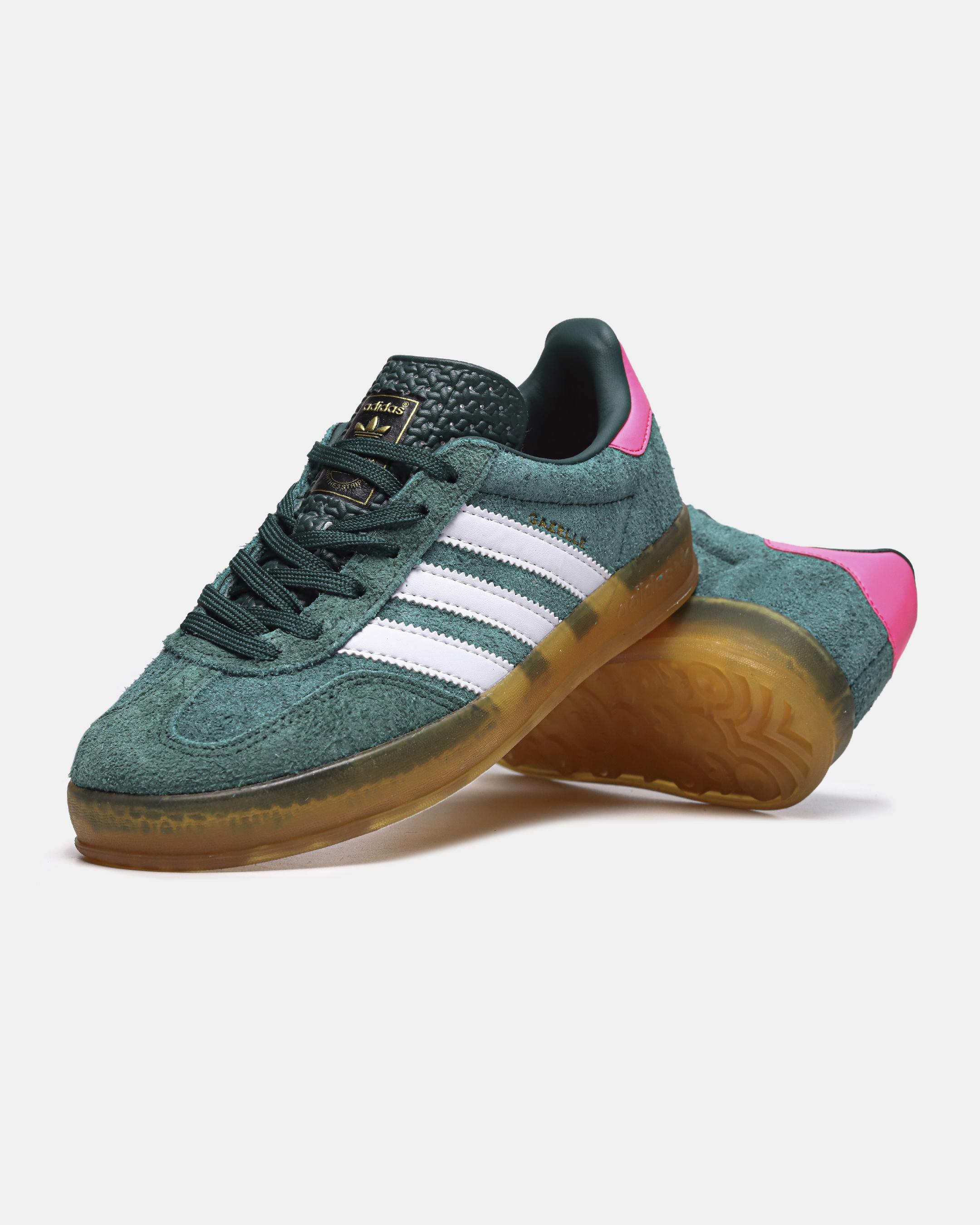 Adidas Gazelle Indoor Green White Pink Gum - изображение 2