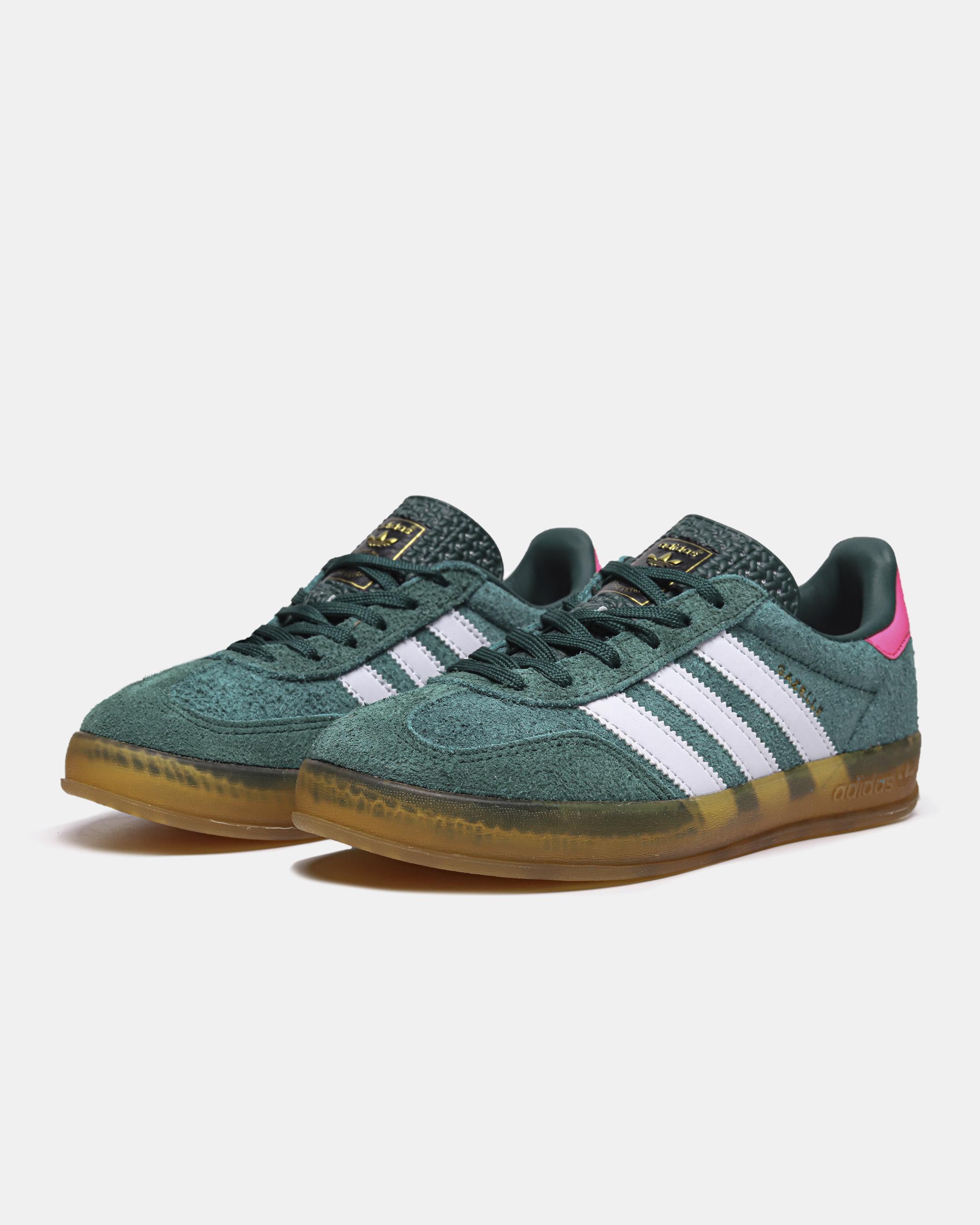 Adidas Gazelle Indoor Green White Pink Gum - изображение 3