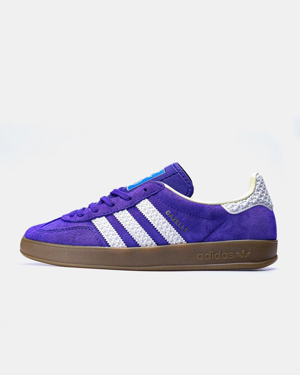 Adidas Gazelle Indoor Purple White Gum