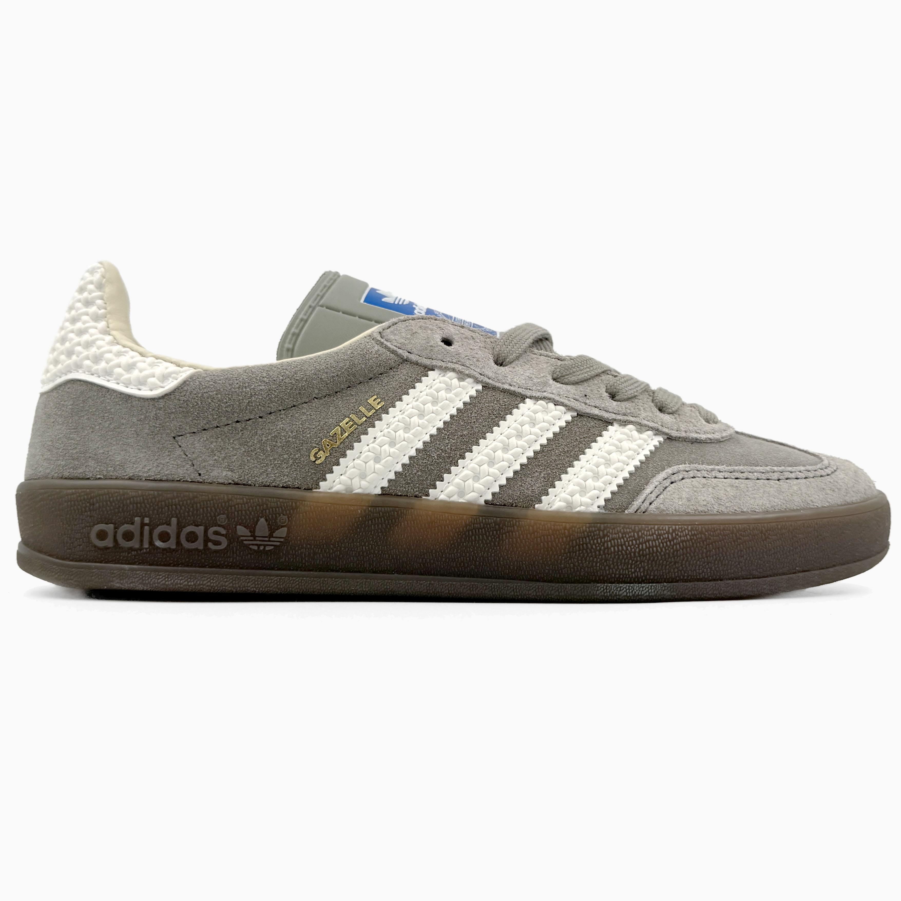 Adidas Gazelle Indoor Grey White Textured - изображение 4