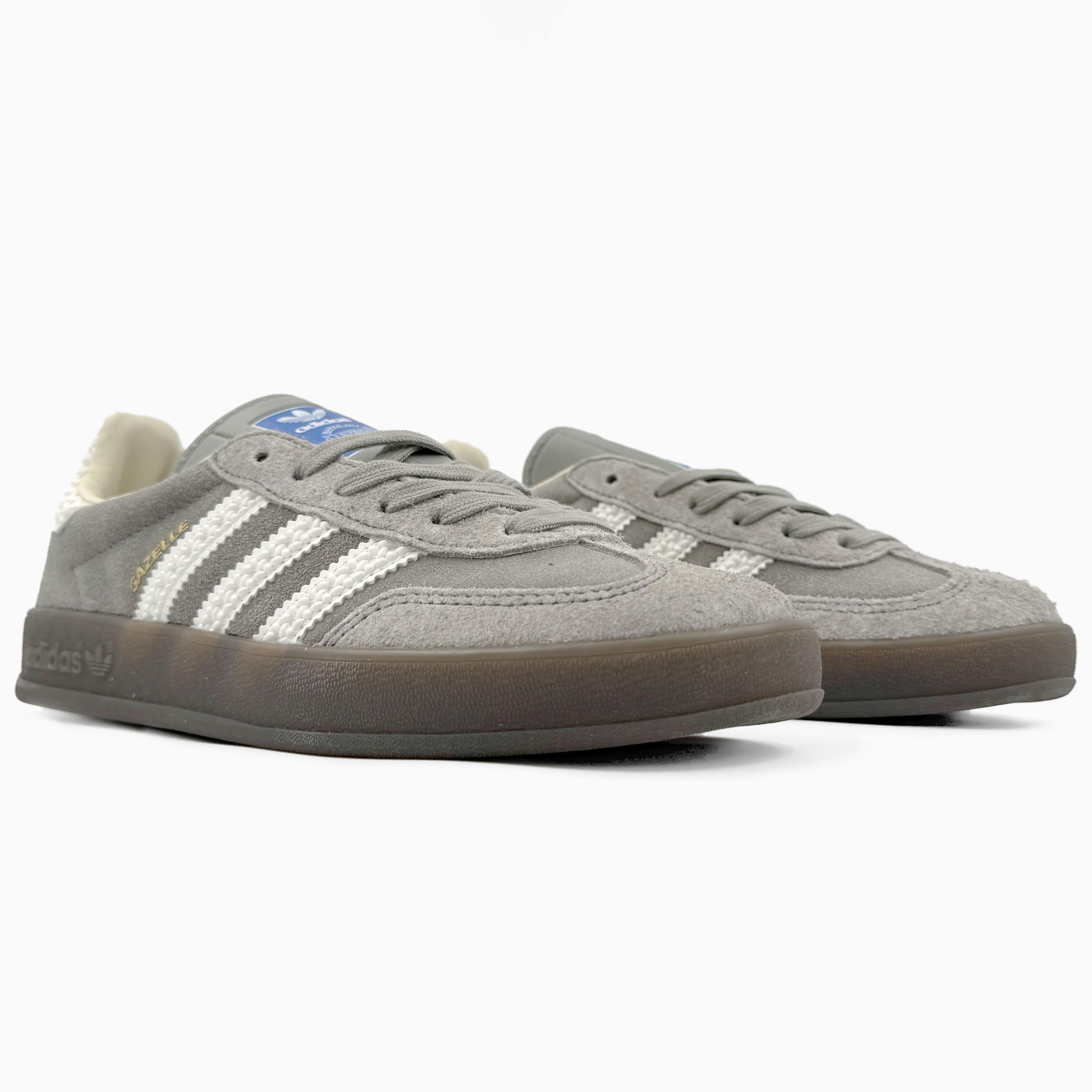 Adidas Gazelle Indoor Grey White Textured - изображение 7