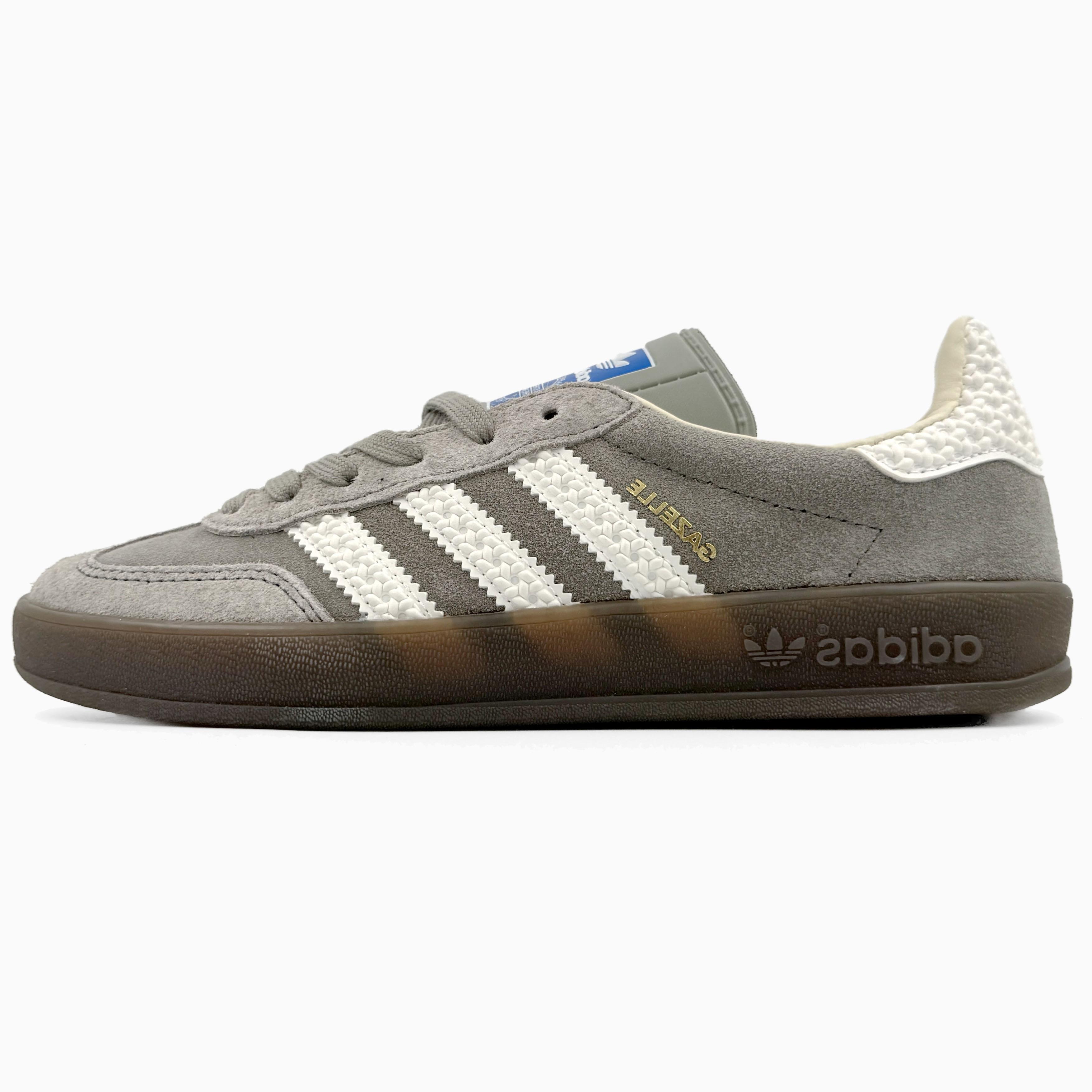 Adidas Gazelle Indoor Grey White Textured
