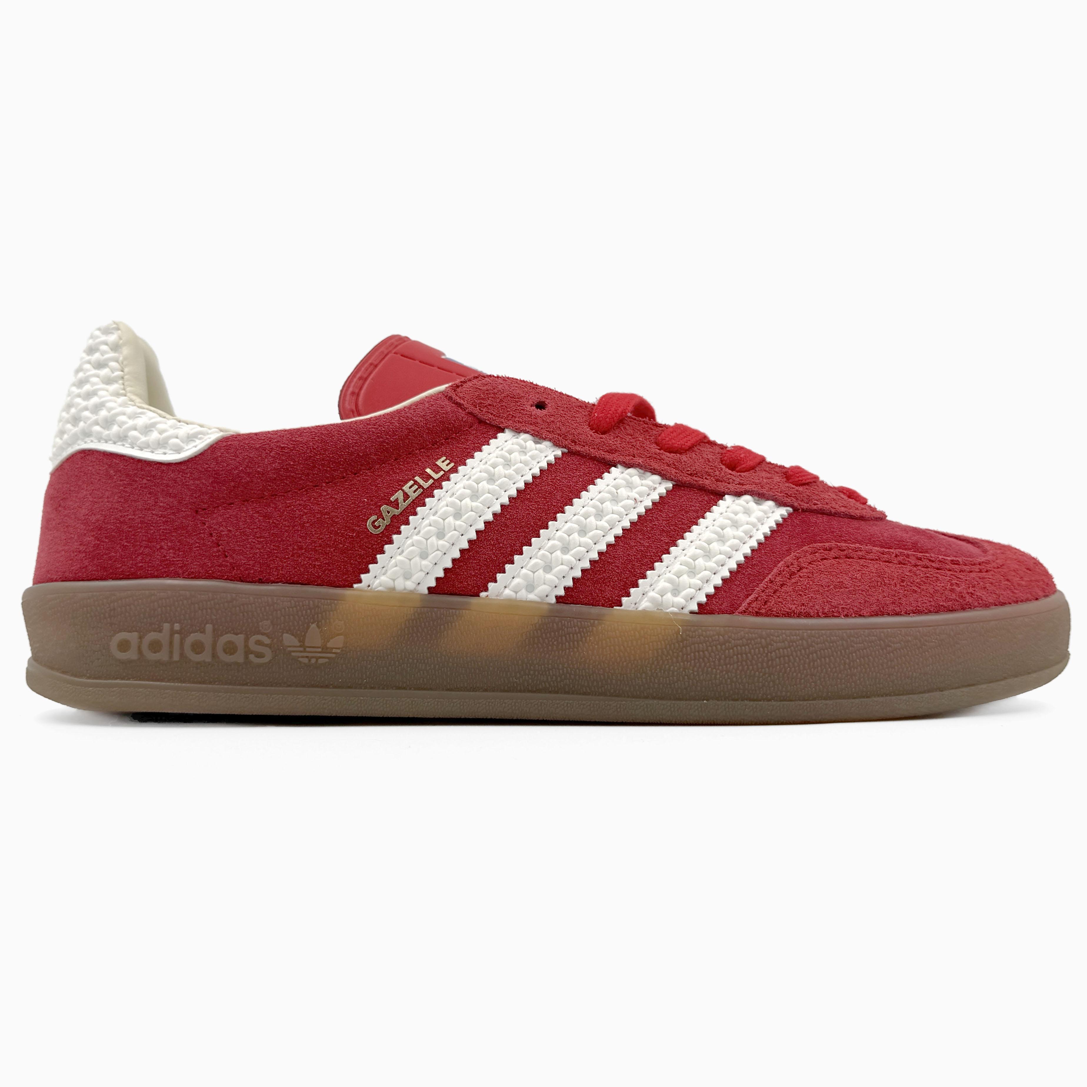 Adidas Gazelle Indoor Red White Textured - изображение 5