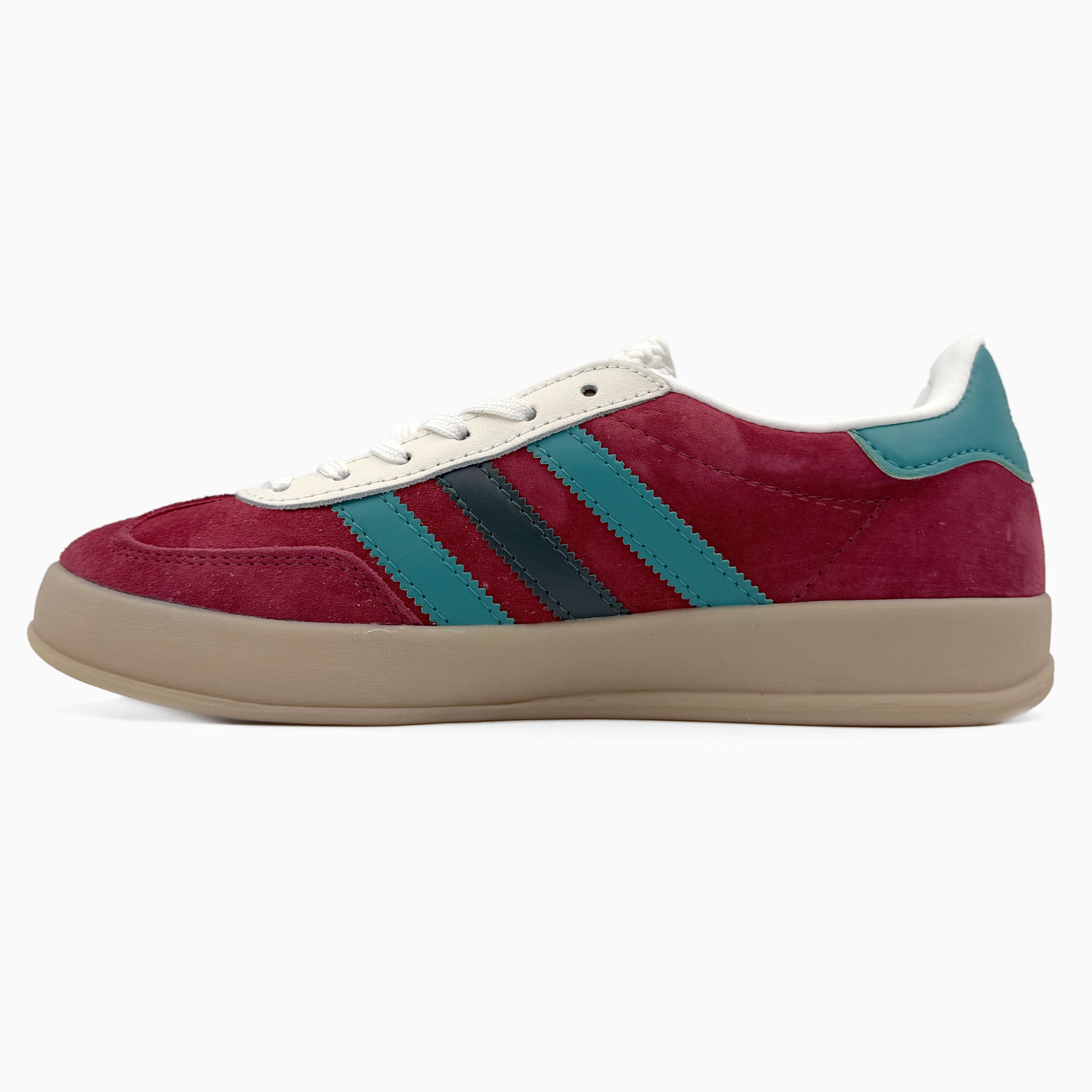 Adidas Gazelle Indoor Burgundy Teal Cream - изображение 3