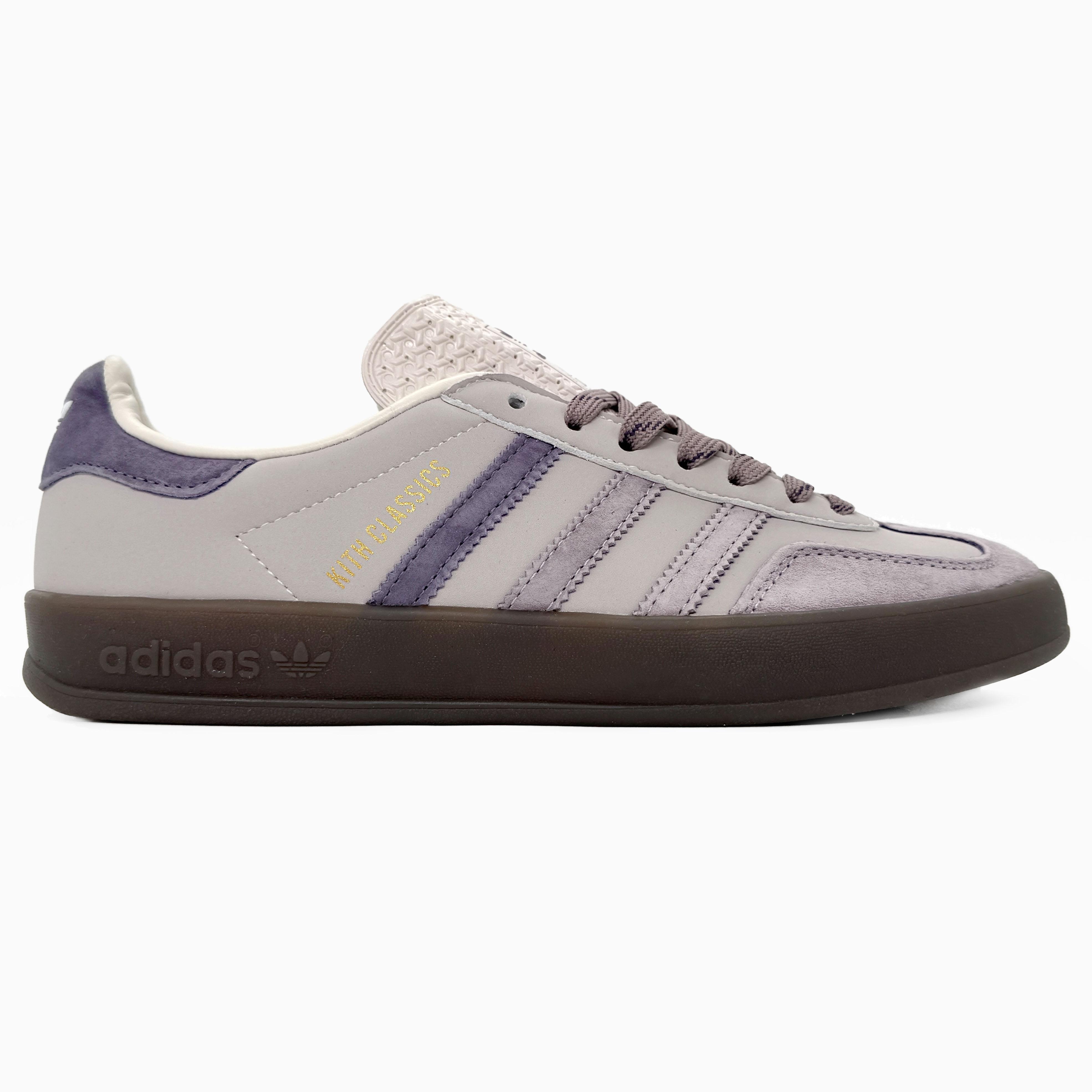 Adidas Gazelle Indoor x Kith Classics Grey Purple - изображение 4