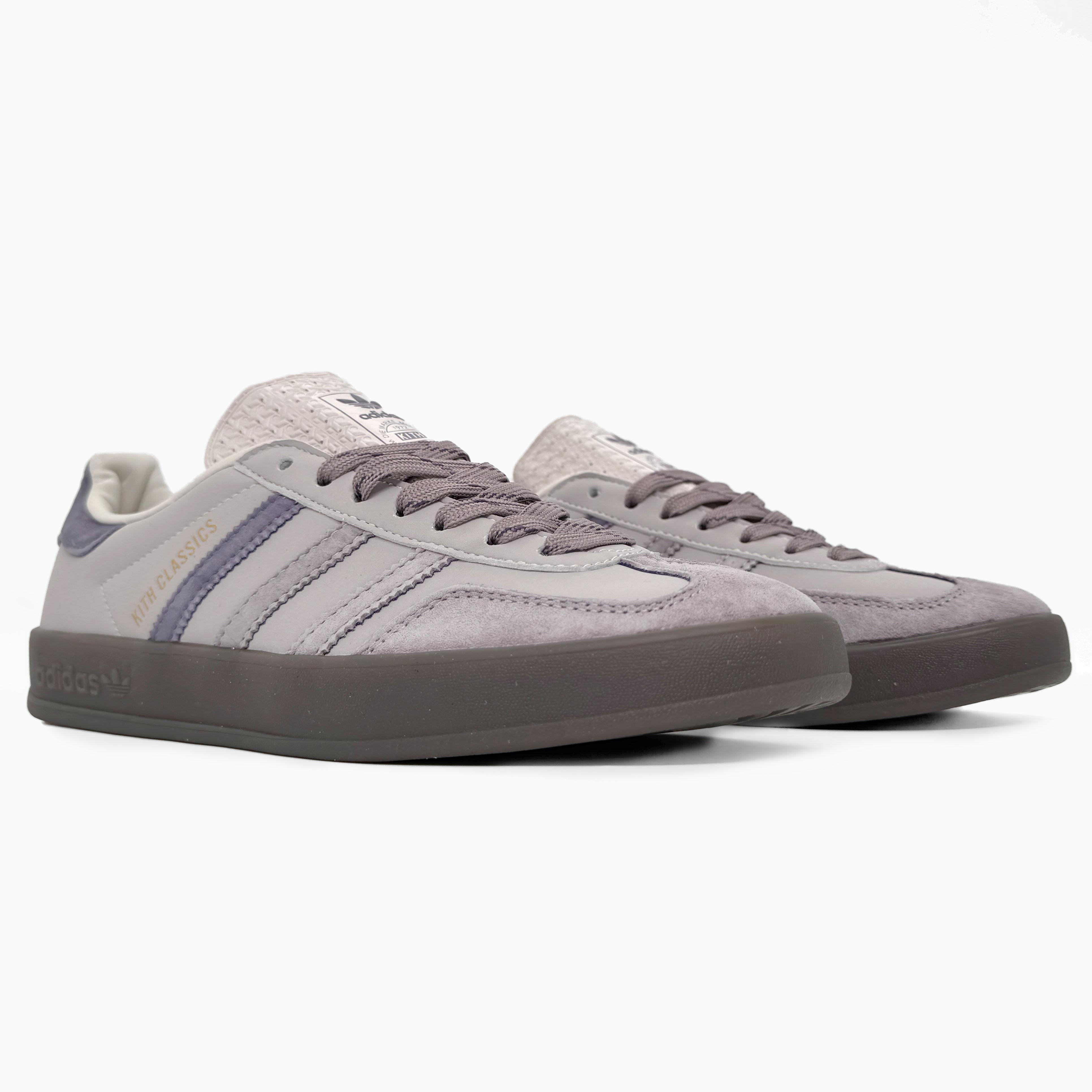 Adidas Gazelle Indoor x Kith Classics Grey Purple - изображение 6
