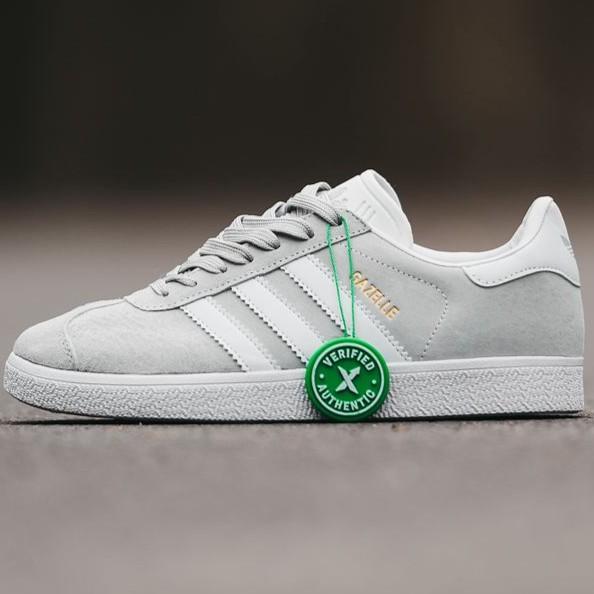 Adidas Gazelle Grey White Gum