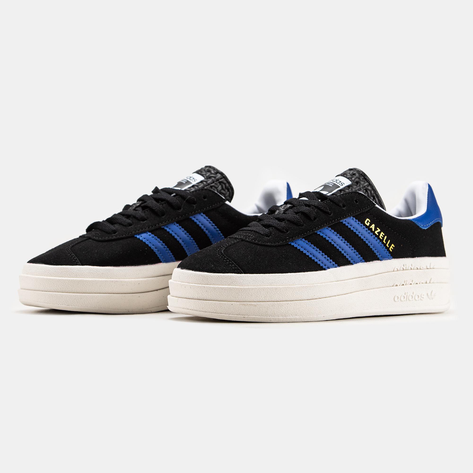 Adidas Gazelle Bold "Black Blue White" - изображение 4