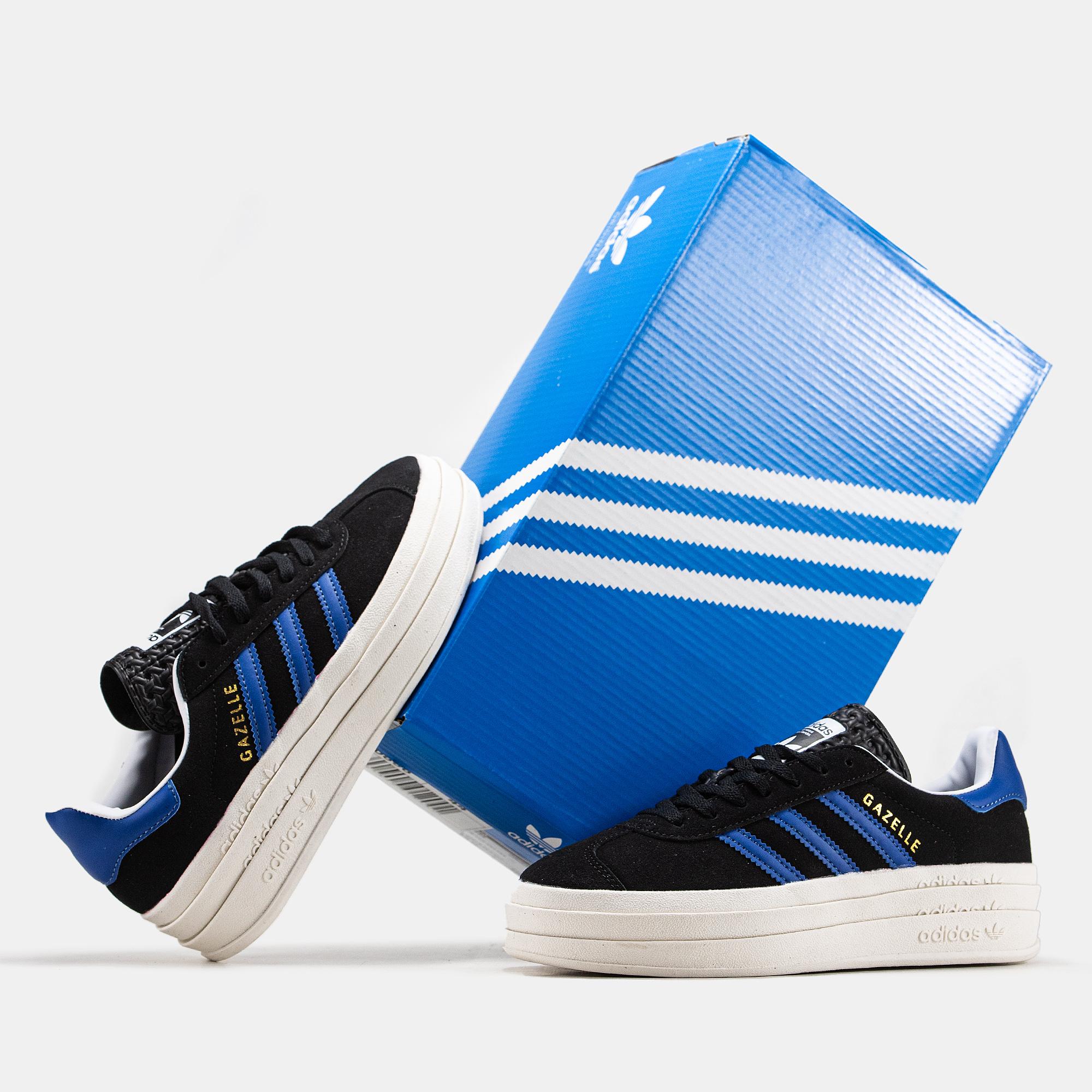 Adidas Gazelle Bold "Black Blue White" - изображение 5