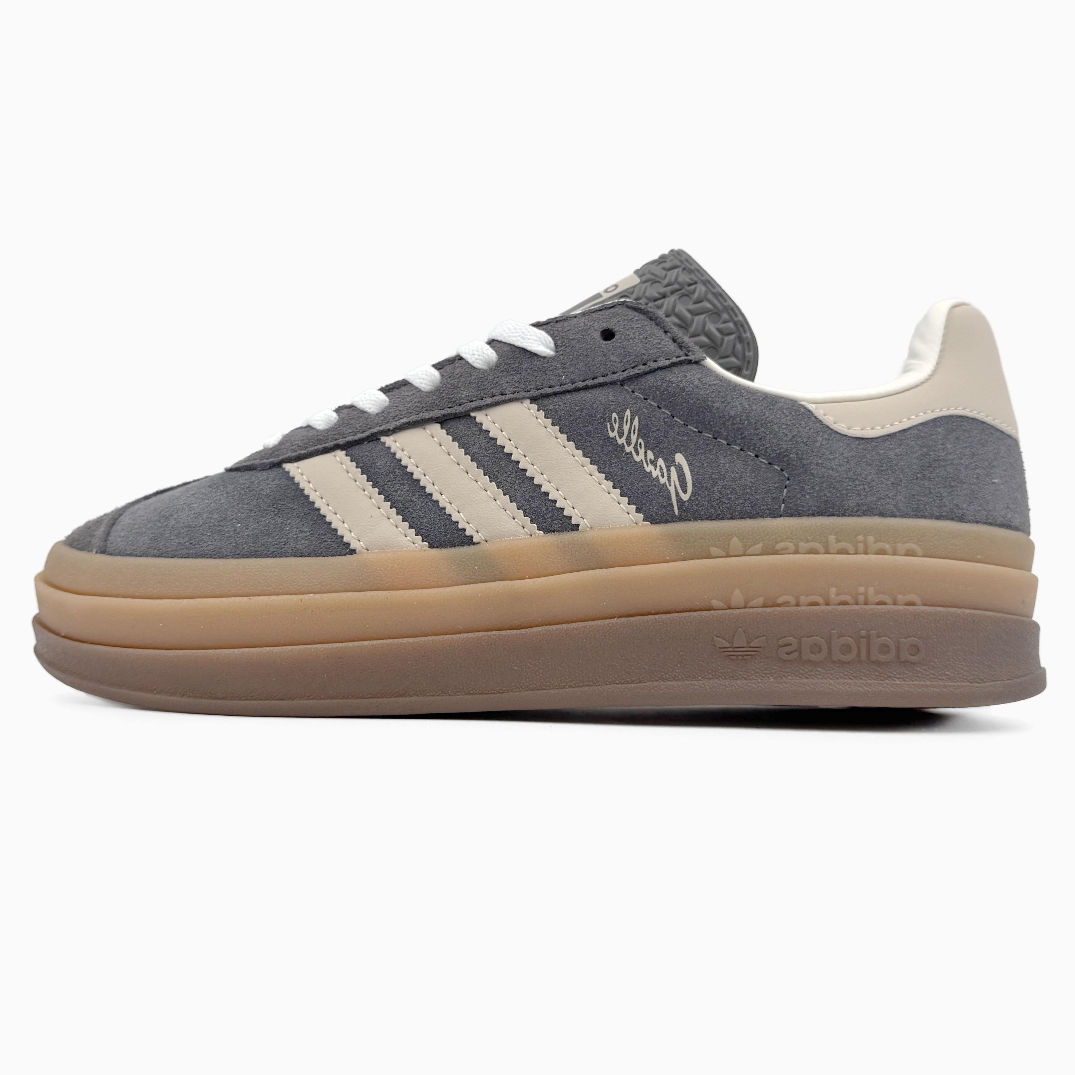 Adidas Gazelle Bold Grey Cream Gum