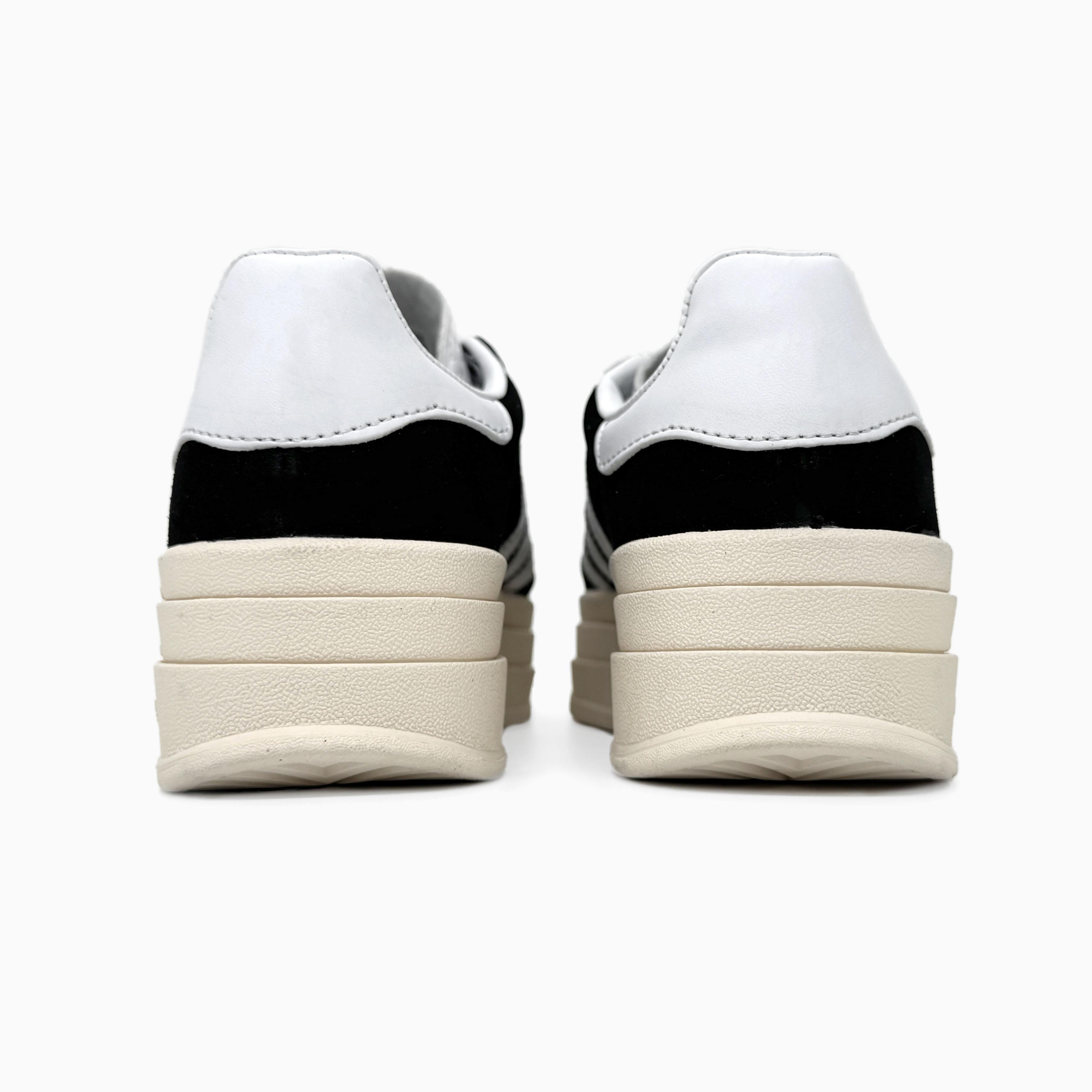 Adidas Gazelle Bold Black White - изображение 9