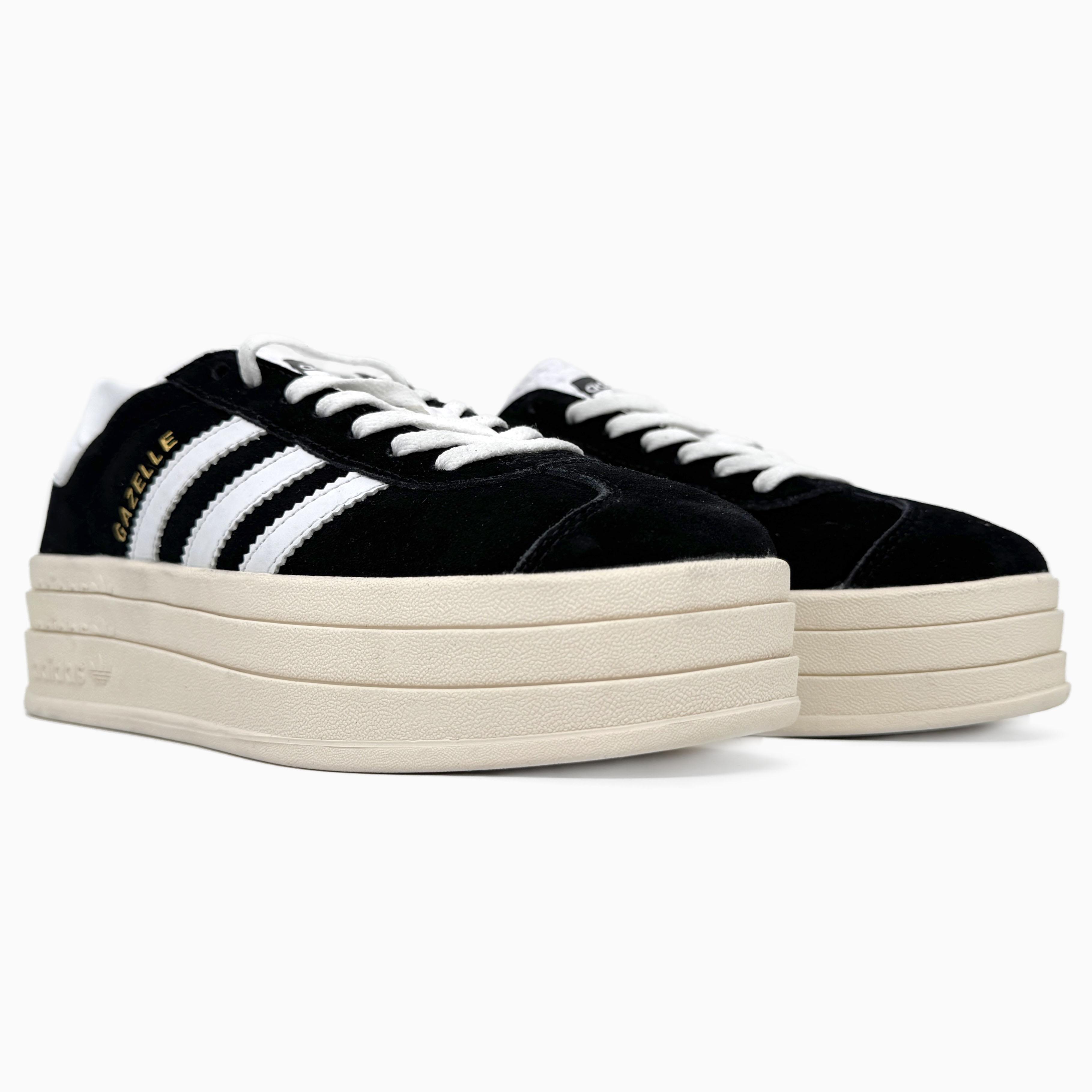 Adidas Gazelle Bold Black White - изображение 1