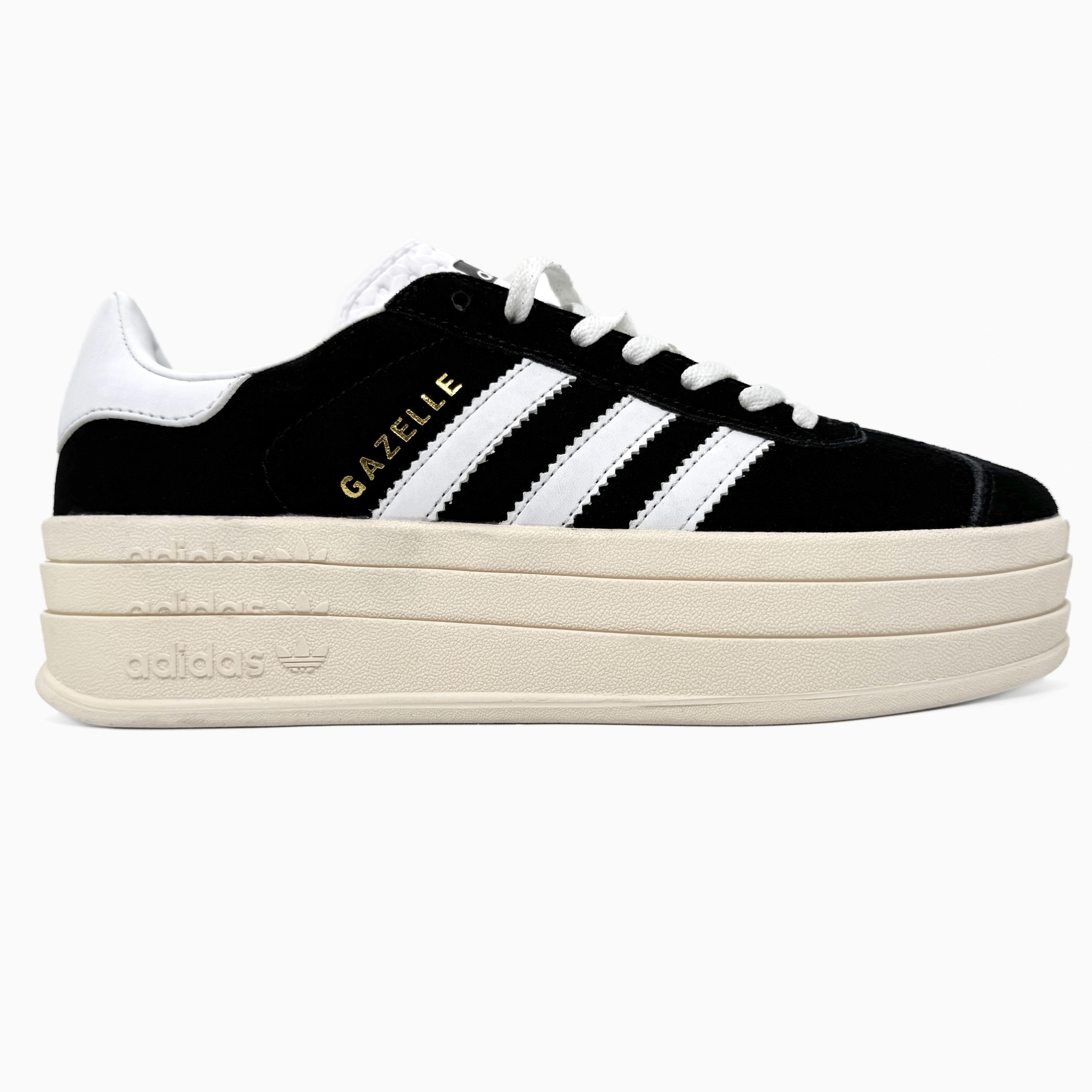Adidas Gazelle Bold Black White - изображение 5