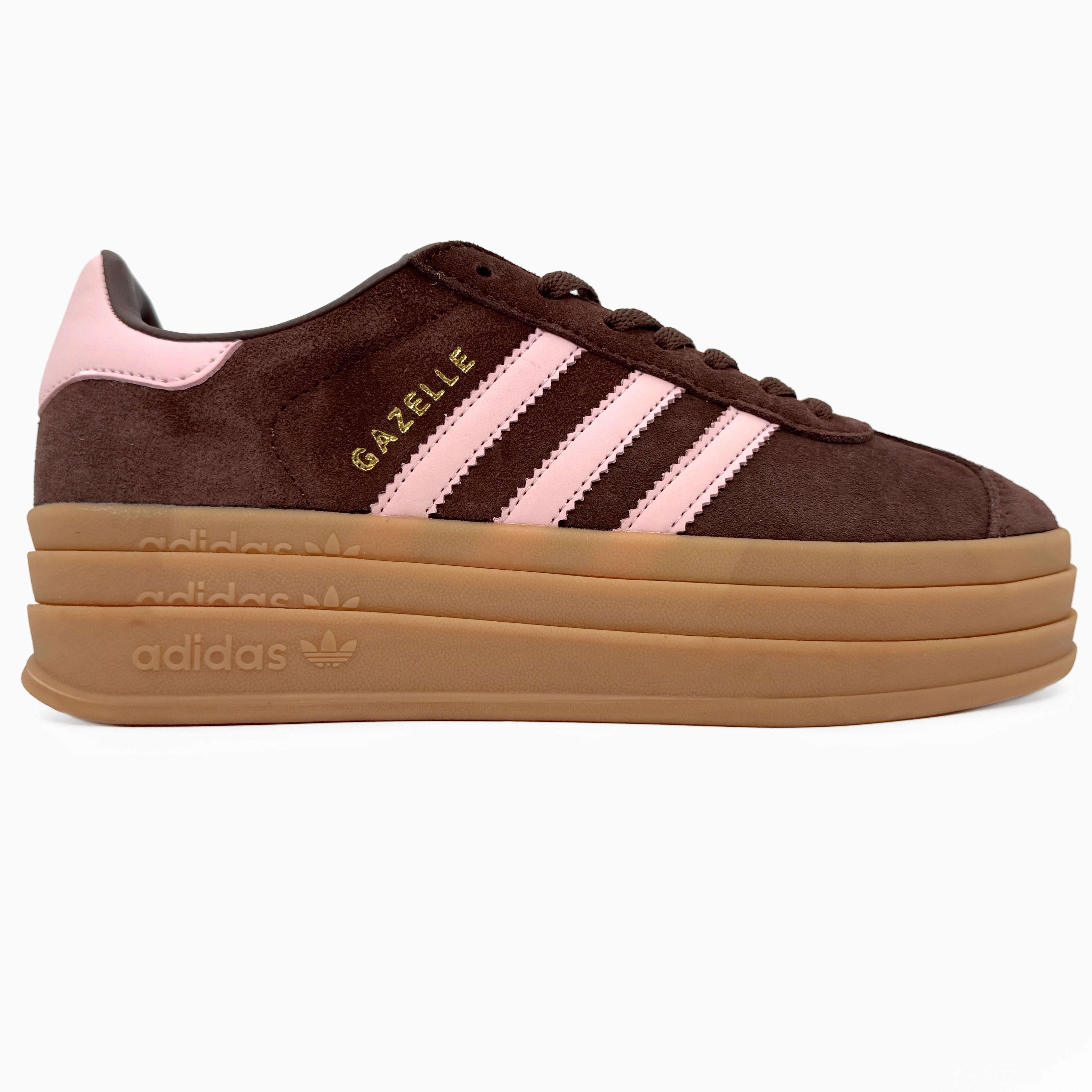 Adidas Gazelle Bold Brown Pink Gum - изображение 1