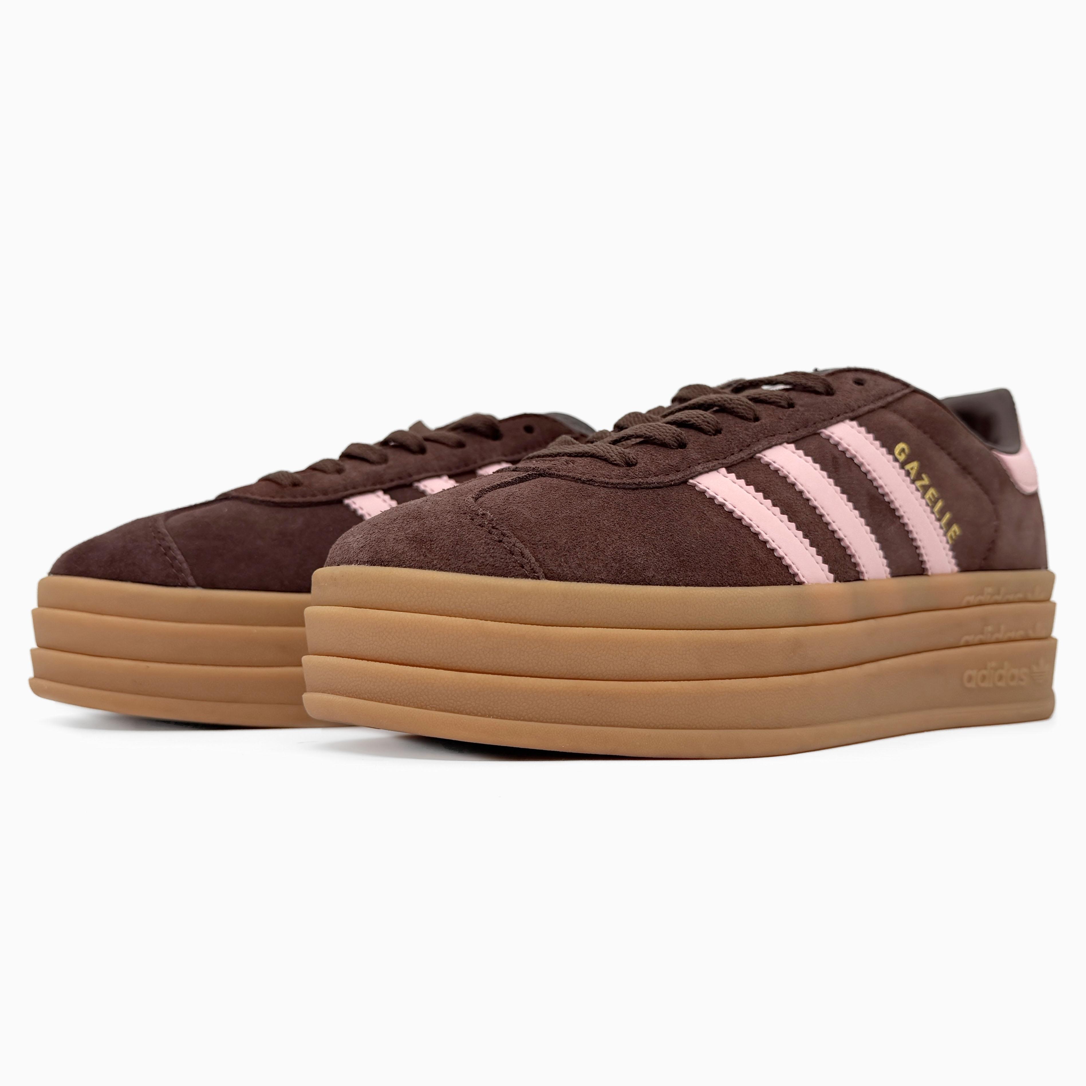Adidas Gazelle Bold Brown Pink Gum - изображение 4