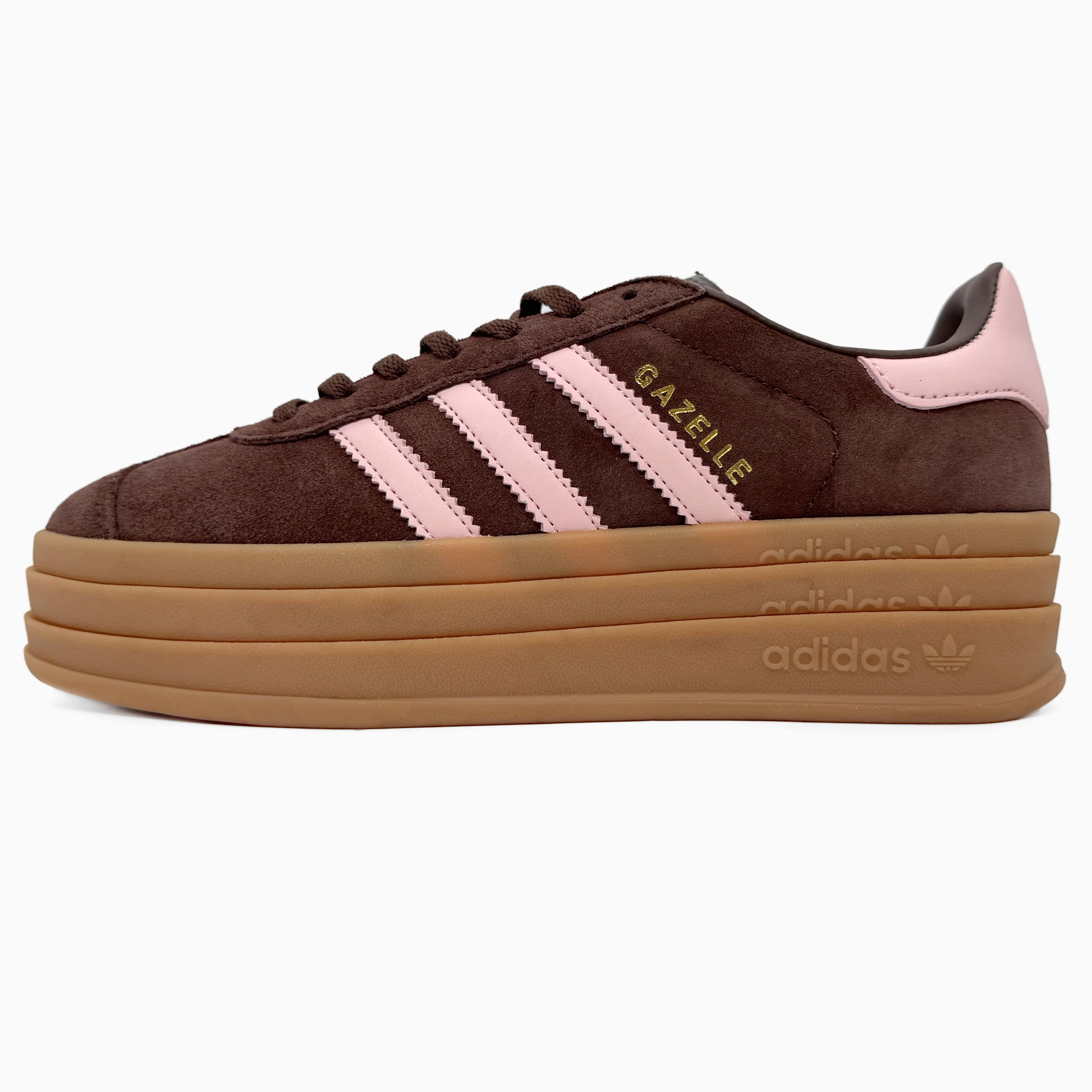 Adidas Gazelle Bold Brown Pink Gum