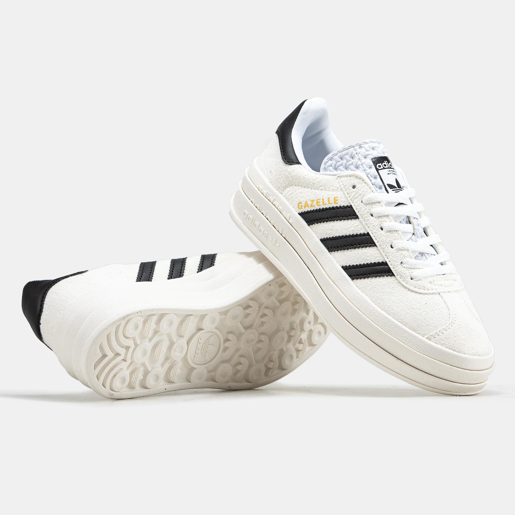 Adidas Gazelle Bold White Black Gum - изображение 6