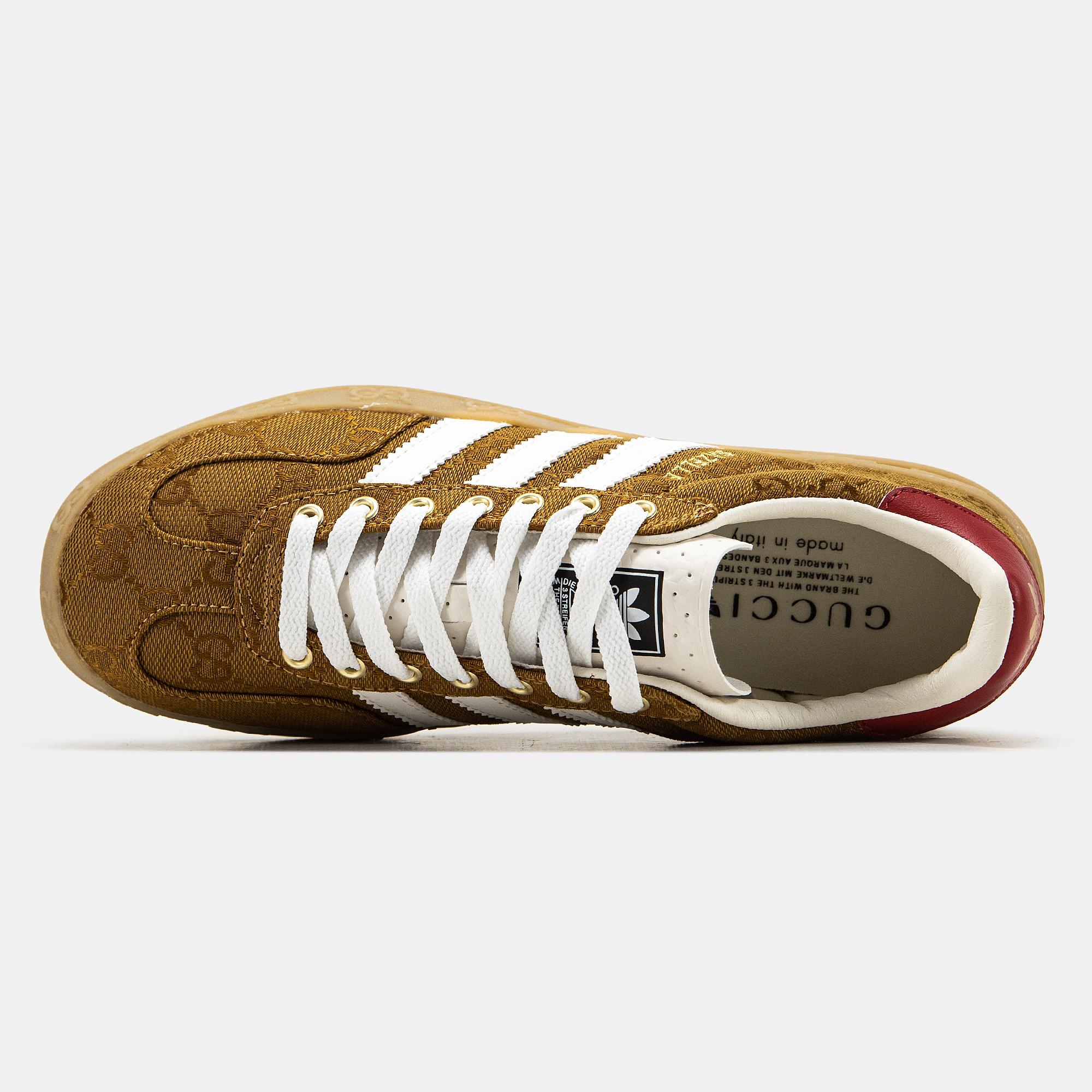 Adidas Gazelle x Gucci "Brown Gum" - изображение 7