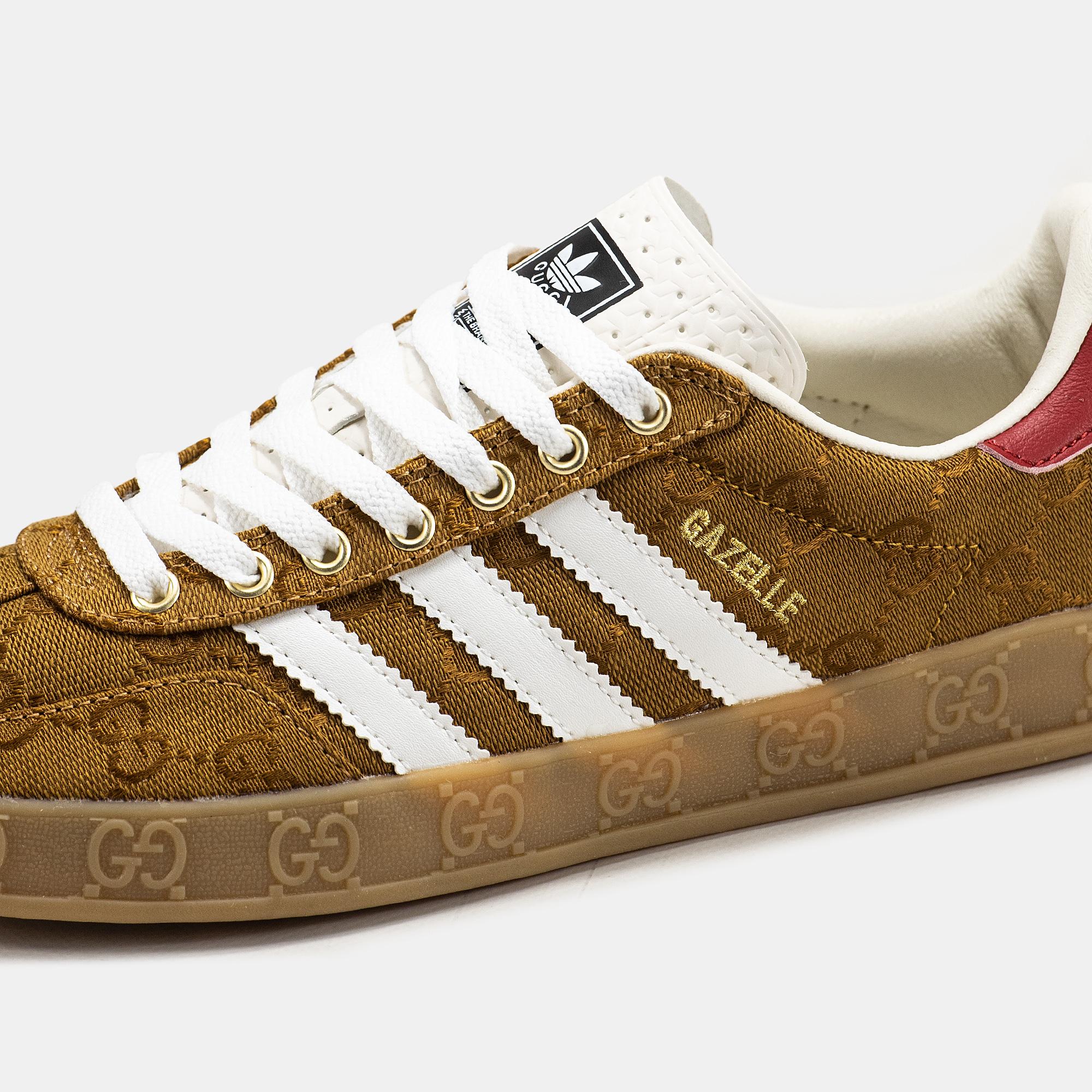 Adidas Gazelle x Gucci "Brown Gum" - изображение 8