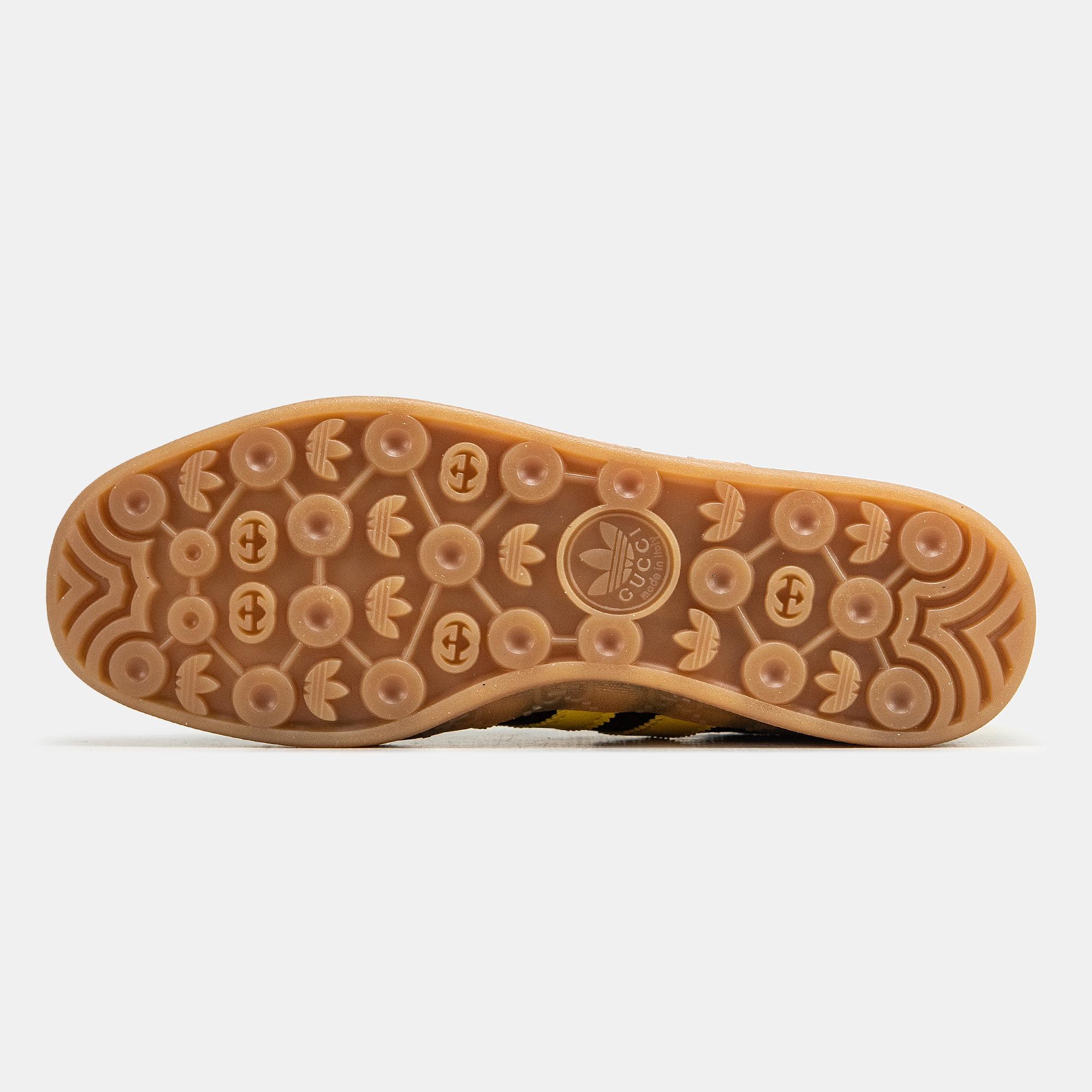 Adidas Gazelle x Gucci "Black Yellow Gum" - изображение 3