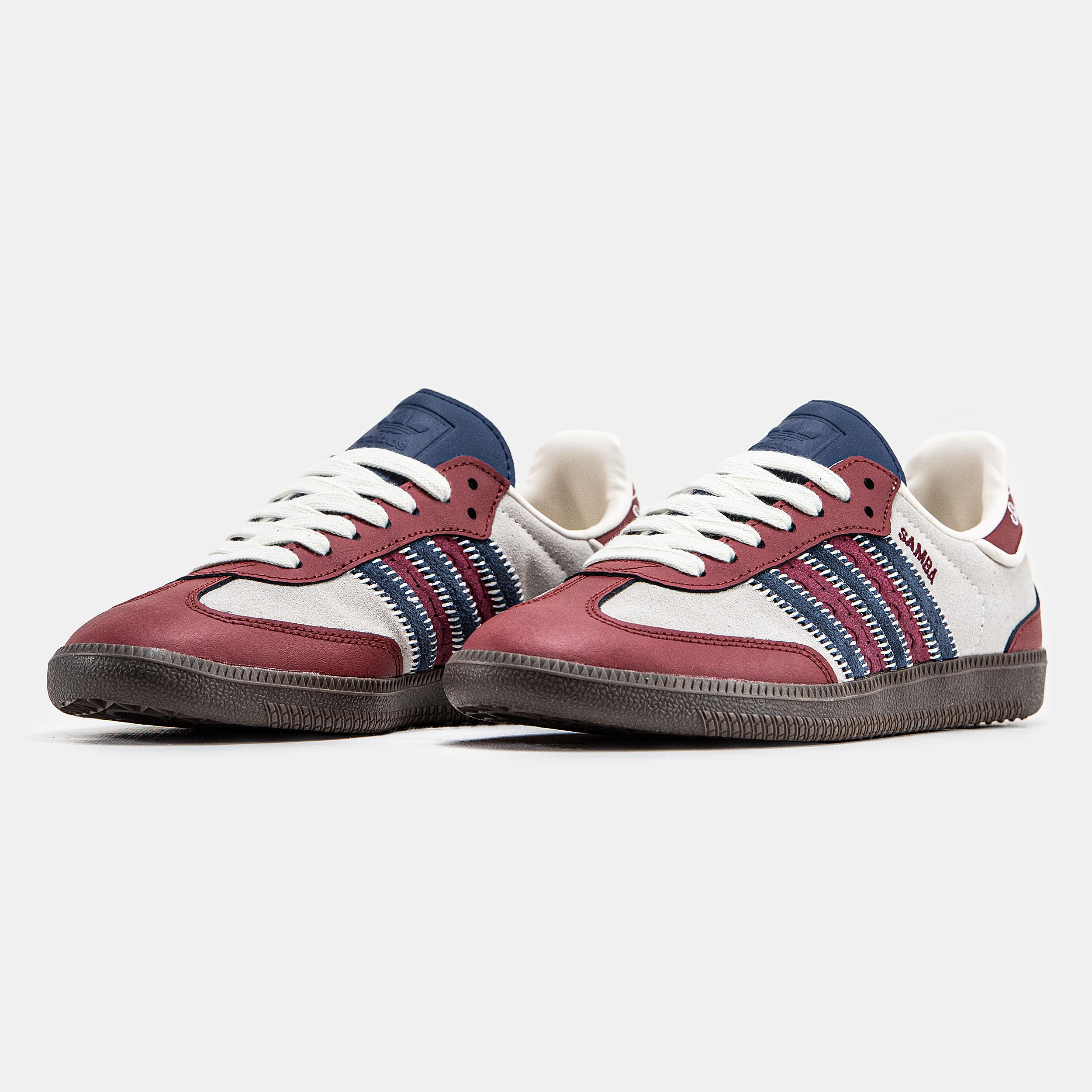 Adidas Samba Team "Collegiate Burgundy Navy" - изображение 1