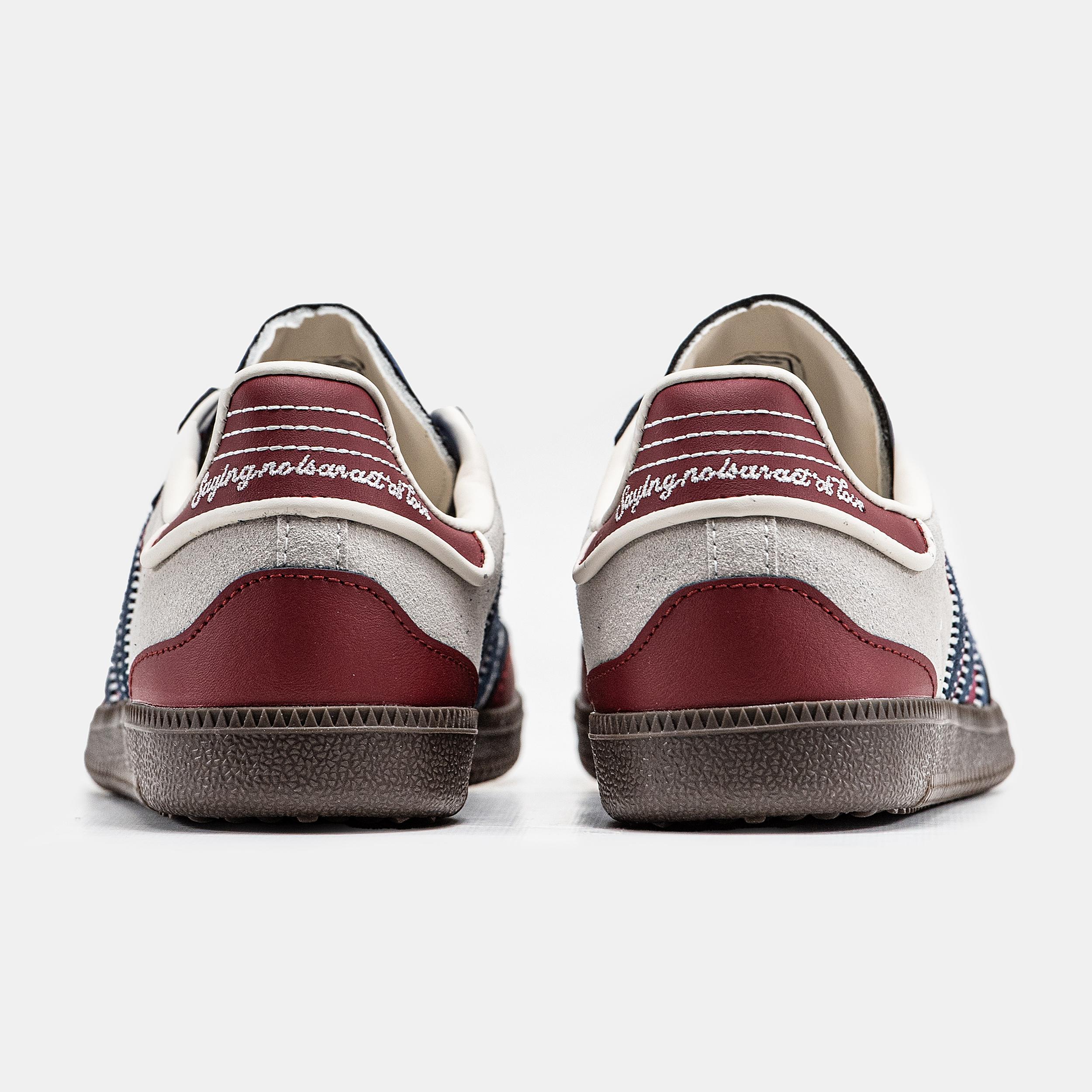 Adidas Samba Team "Collegiate Burgundy Navy" - изображение 2