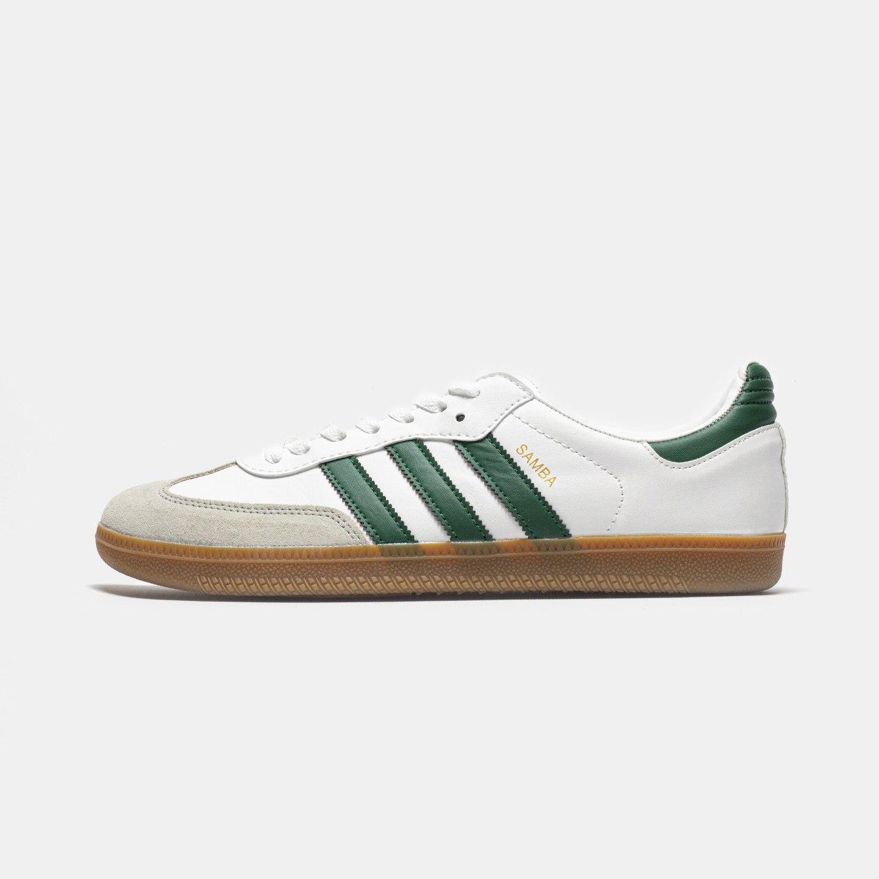Adidas Samba OG White Green Gum