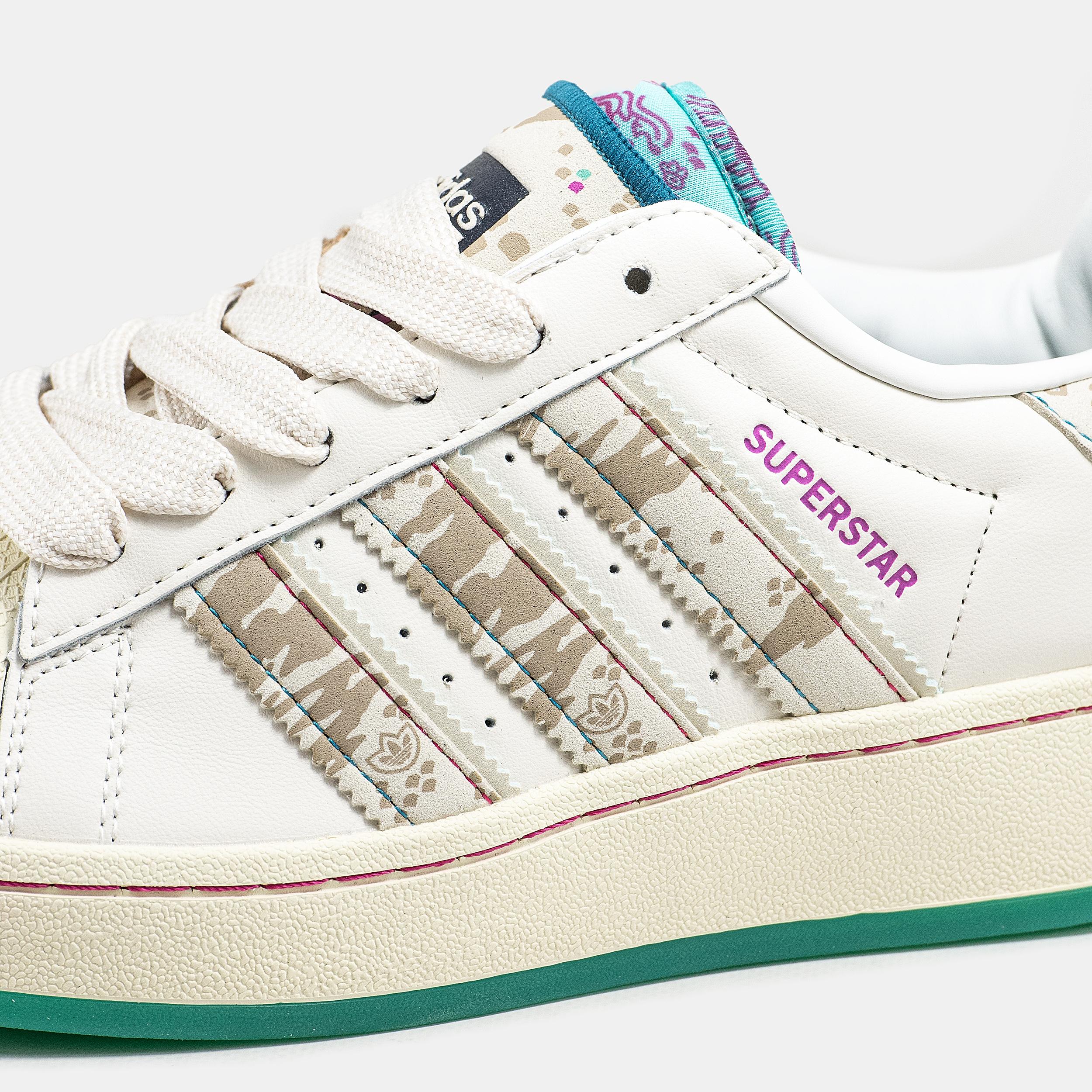 Adidas Superstar x FeiFei Ruan White Beige Multi - изображение 5