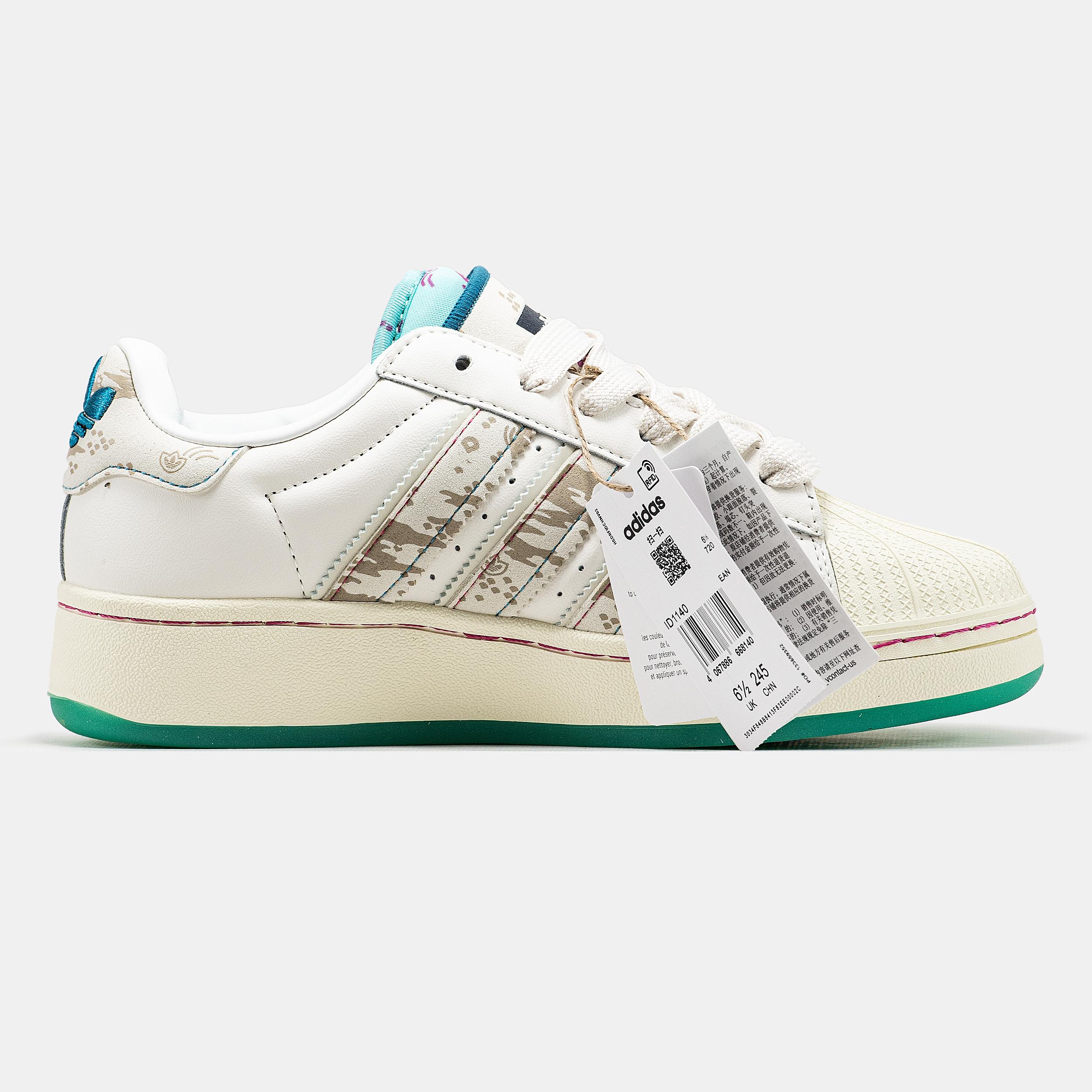 Adidas Superstar x FeiFei Ruan White Beige Multi - изображение 8