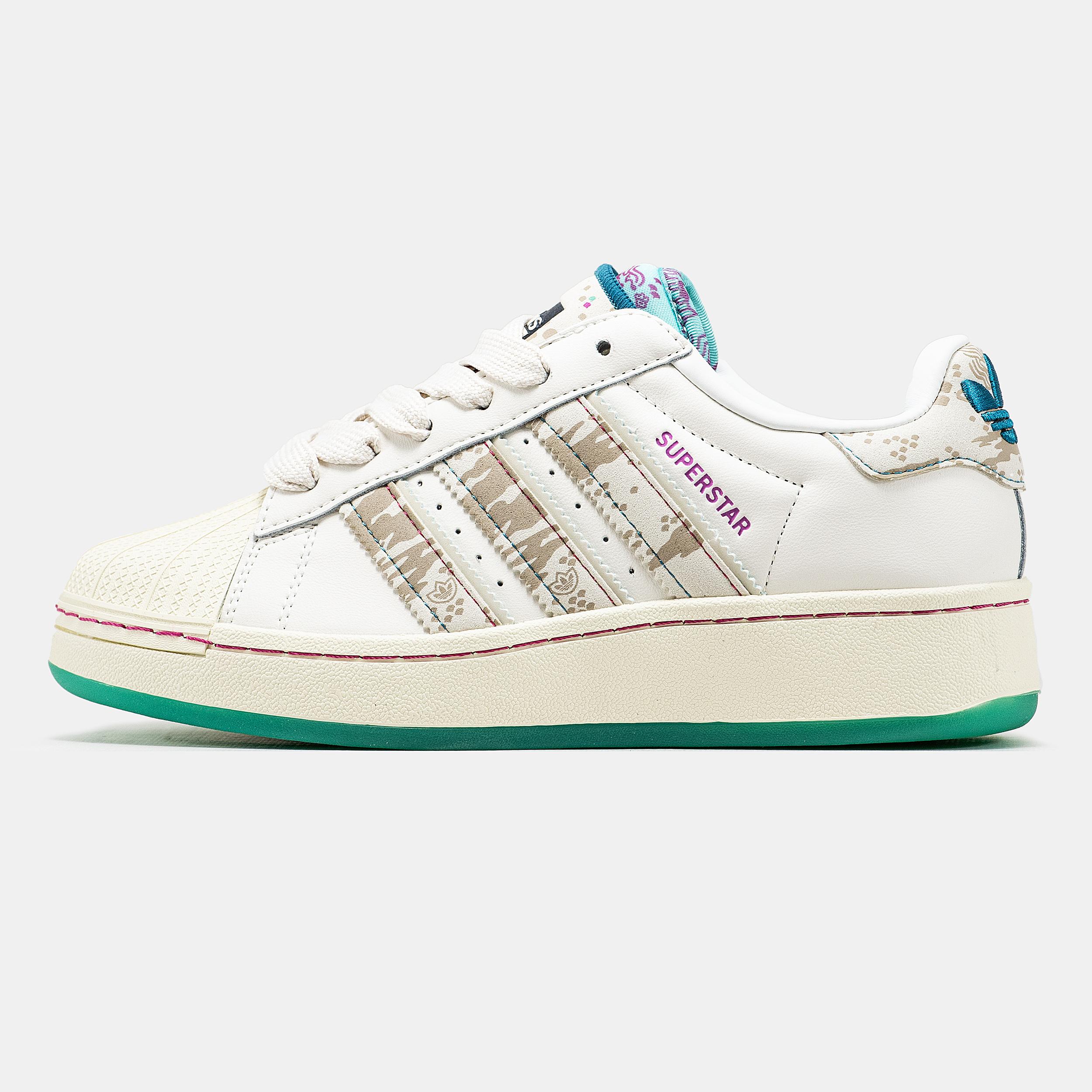 Adidas Superstar x FeiFei Ruan White Beige Multi