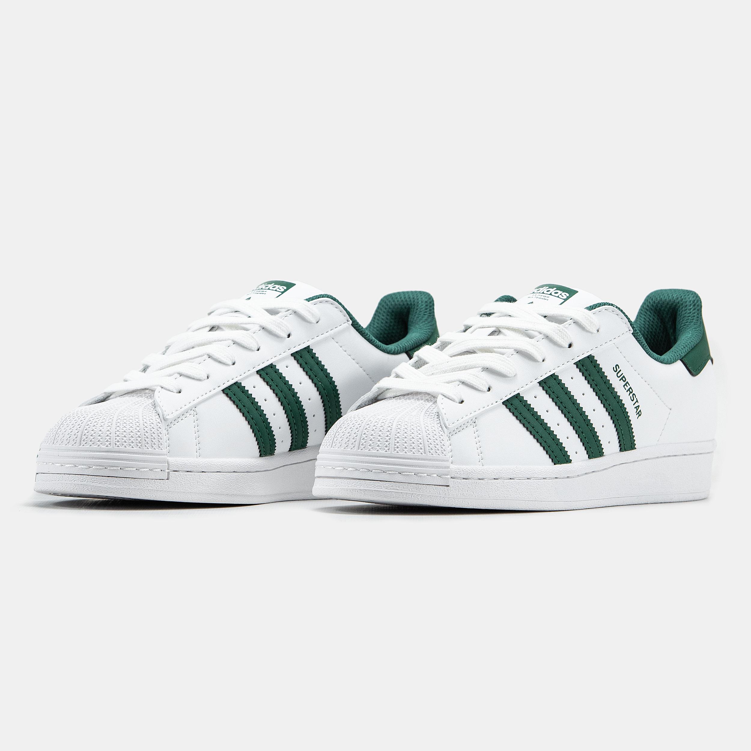 Adidas Superstar White Green - изображение 2