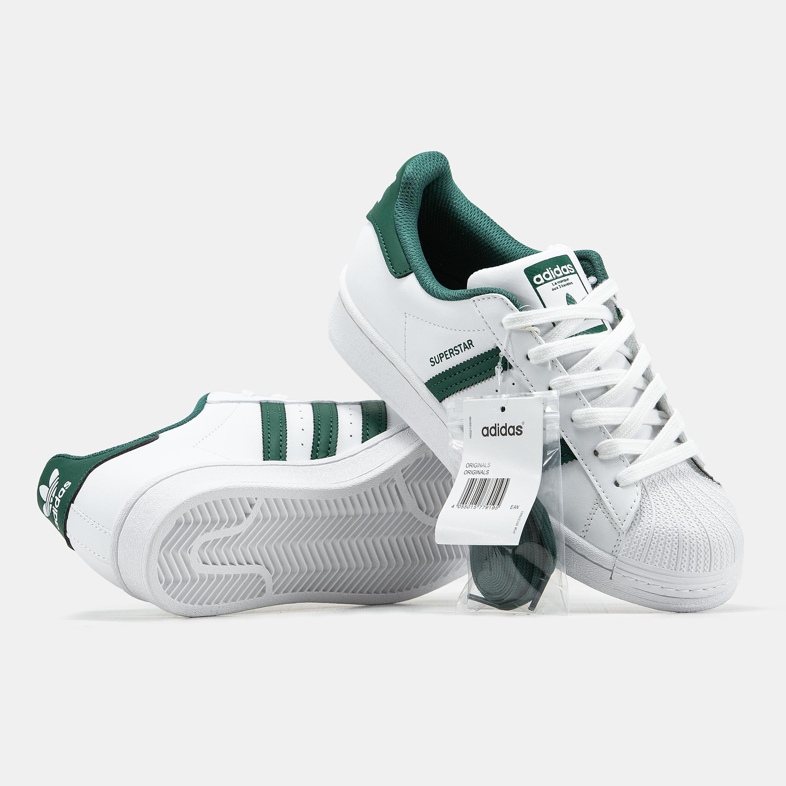 Adidas Superstar White Green - изображение 3