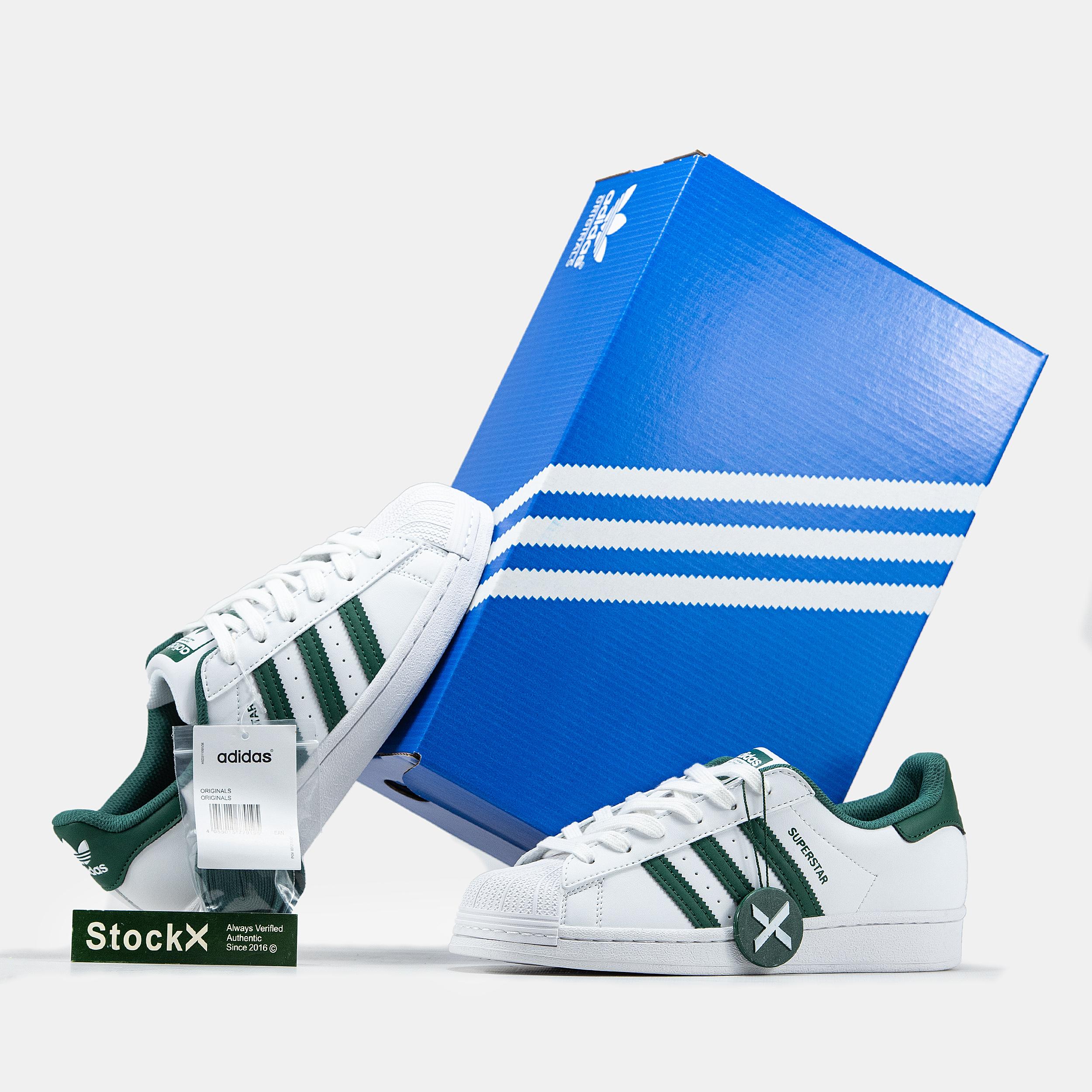 Adidas Superstar White Green - изображение 4