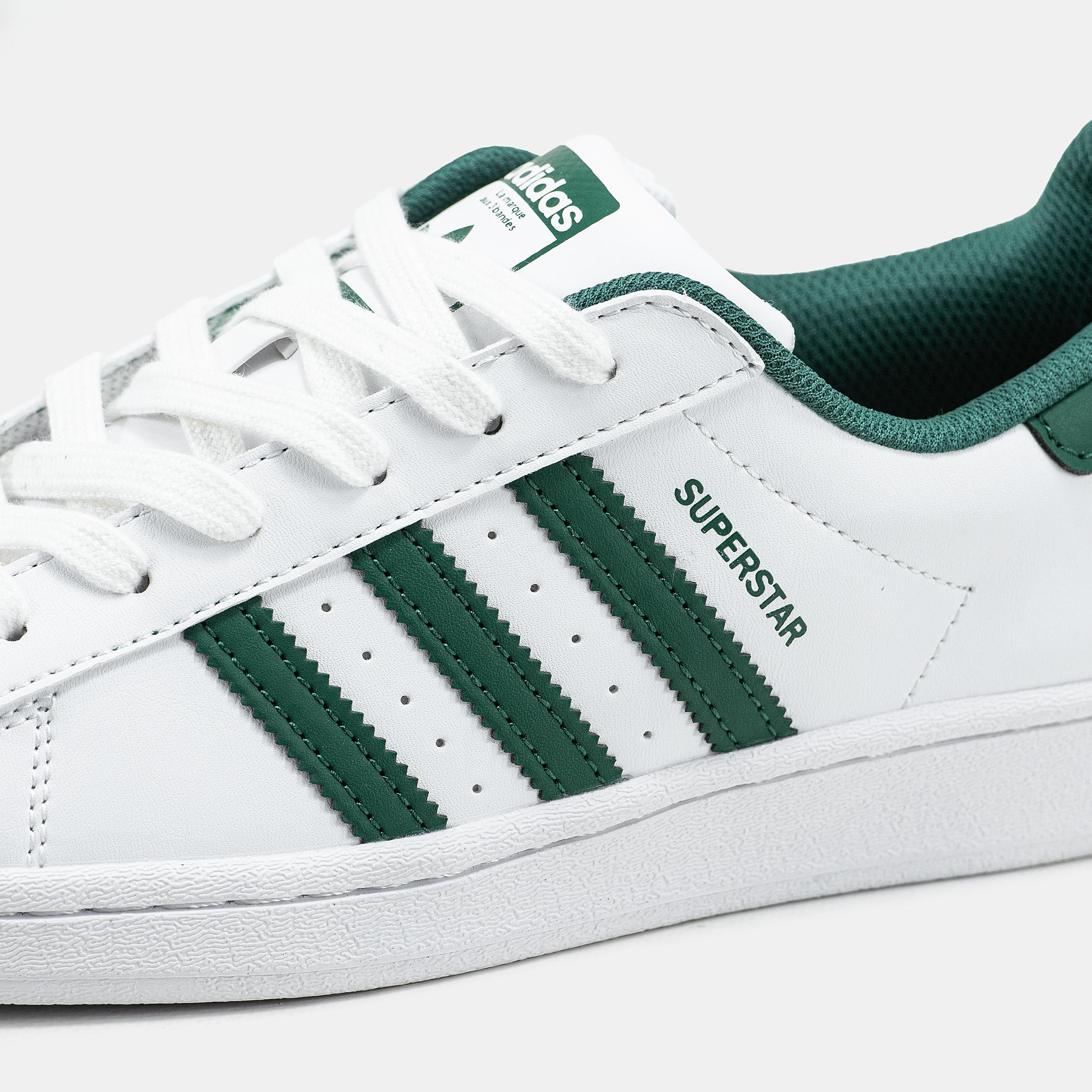 Adidas Superstar White Green - изображение 7