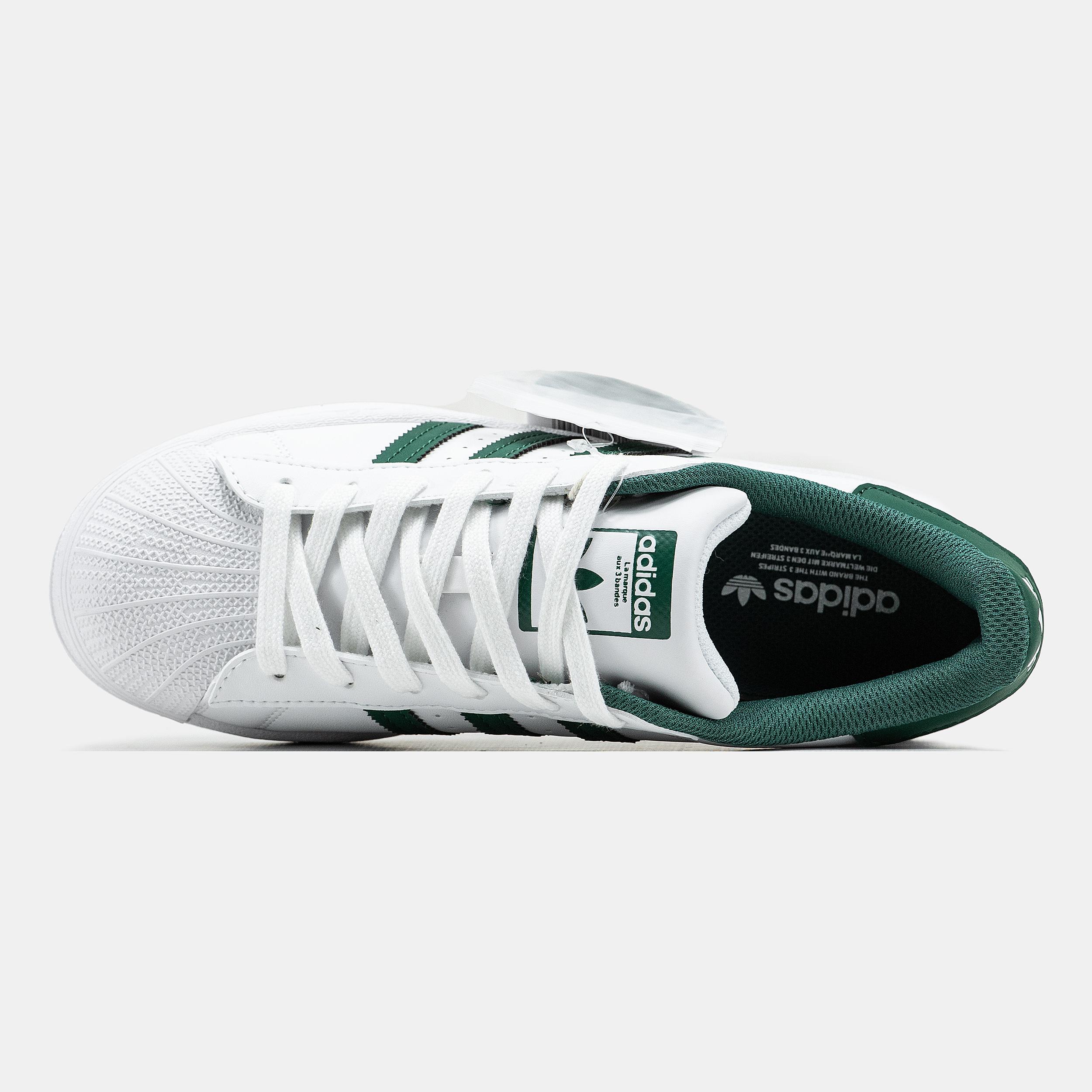 Adidas Superstar White Green - изображение 8