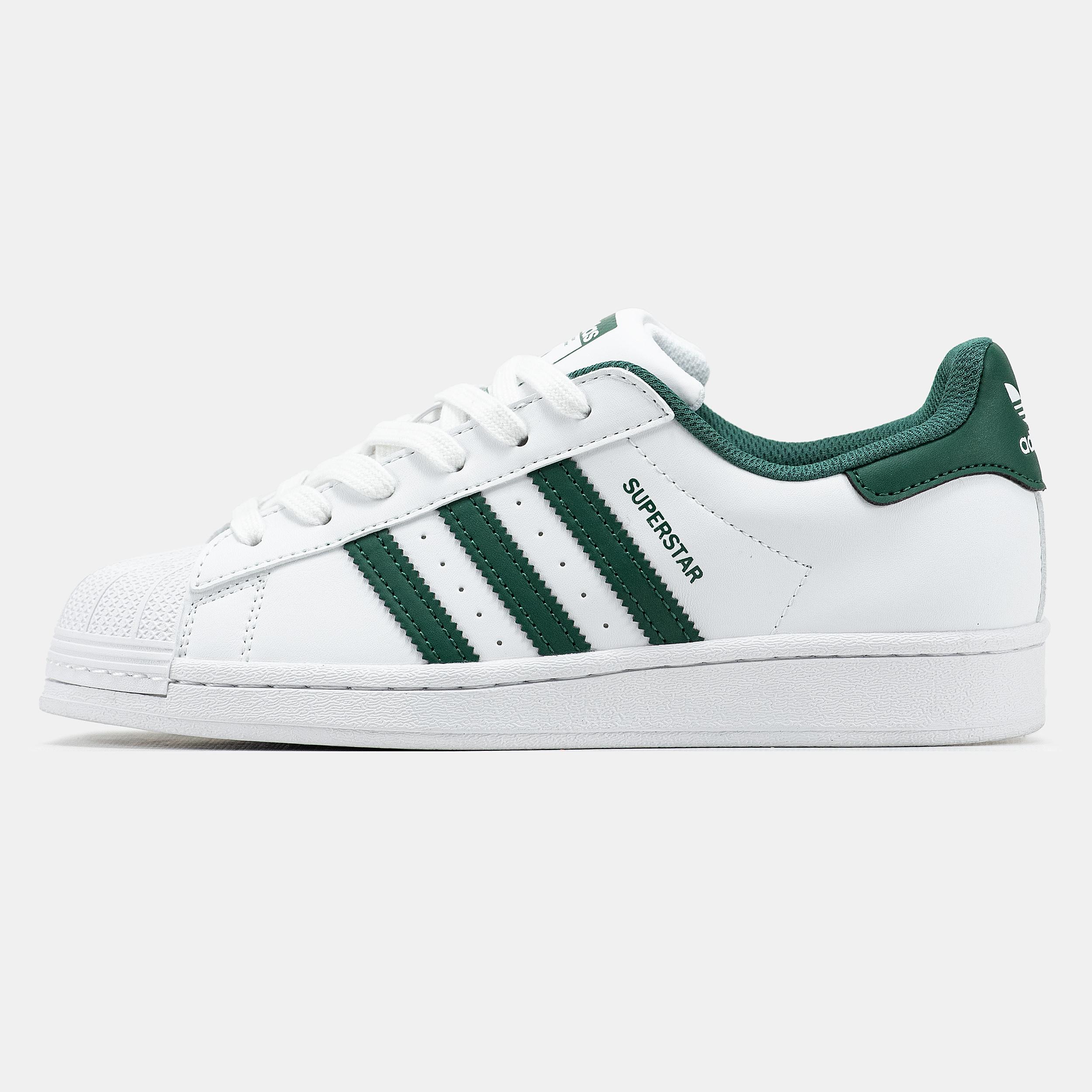 Adidas Superstar White Green
