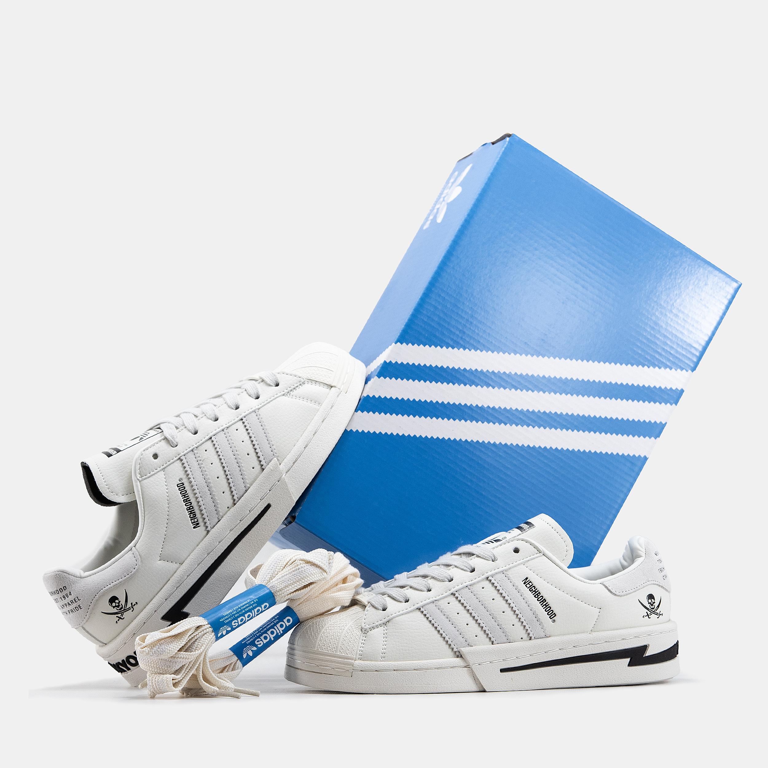 Adidas Superstar x Neighborhood White Grey - изображение 5