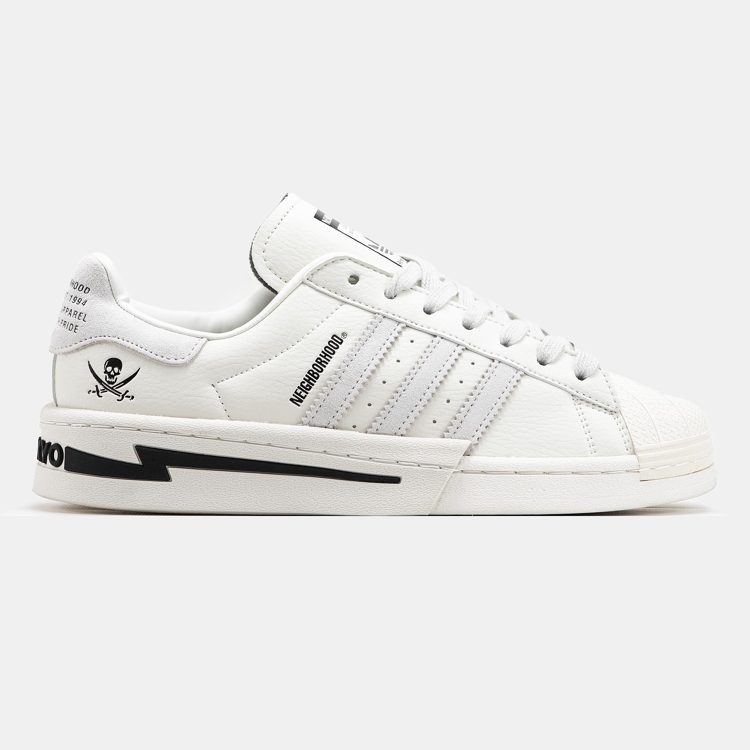 Adidas Superstar x Neighborhood White Grey - изображение 6