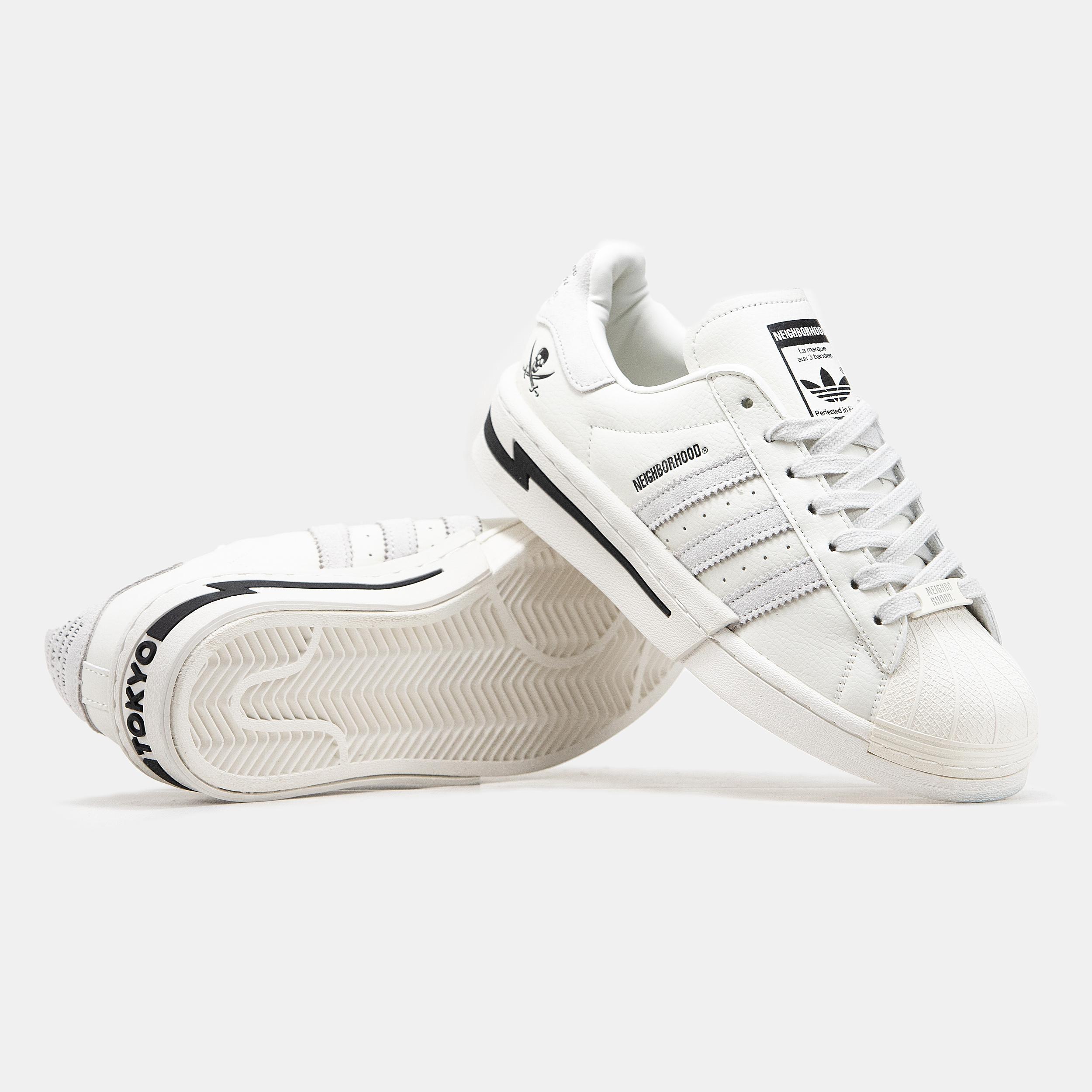 Adidas Superstar x Neighborhood White Grey - изображение 7