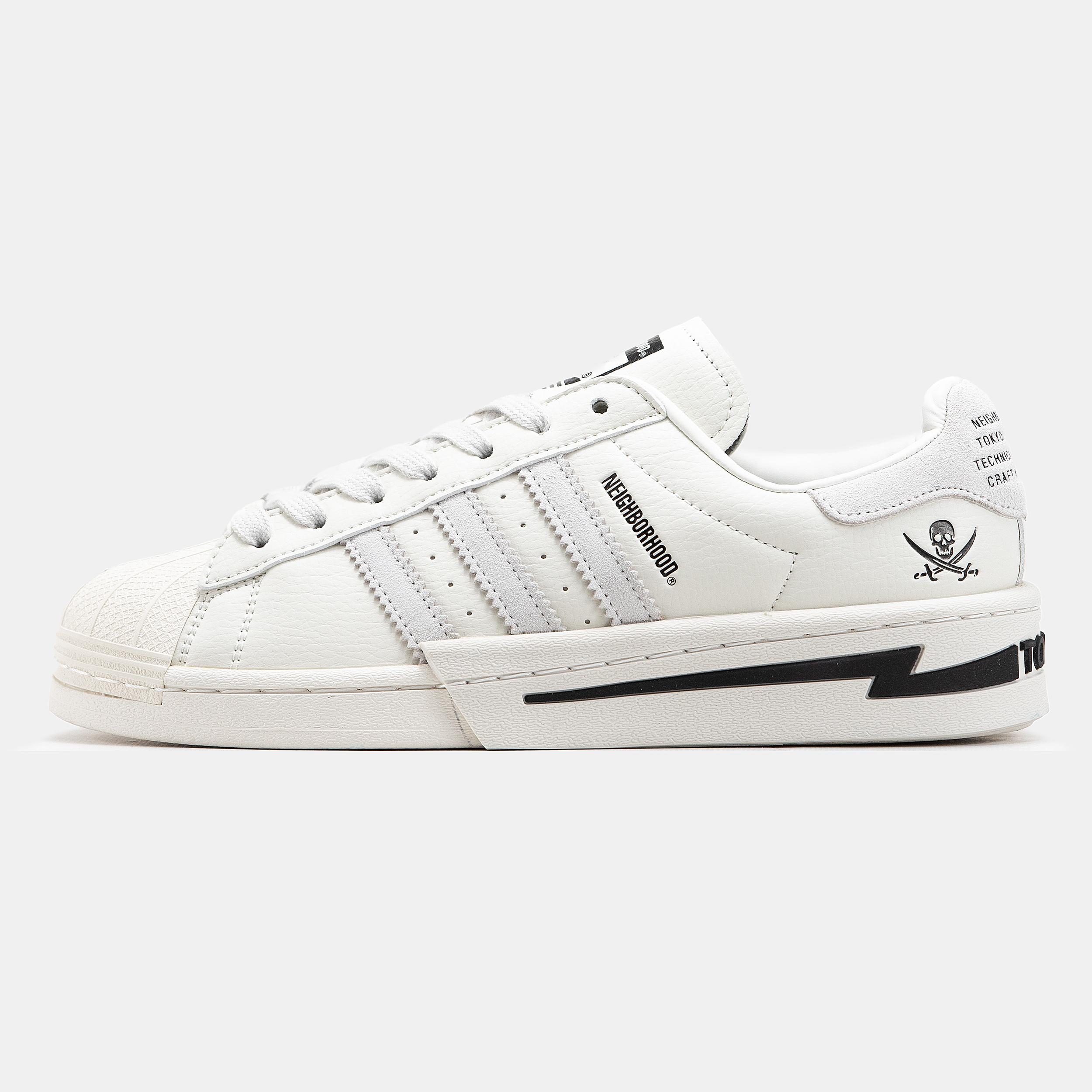 Adidas Superstar x Neighborhood White Grey
