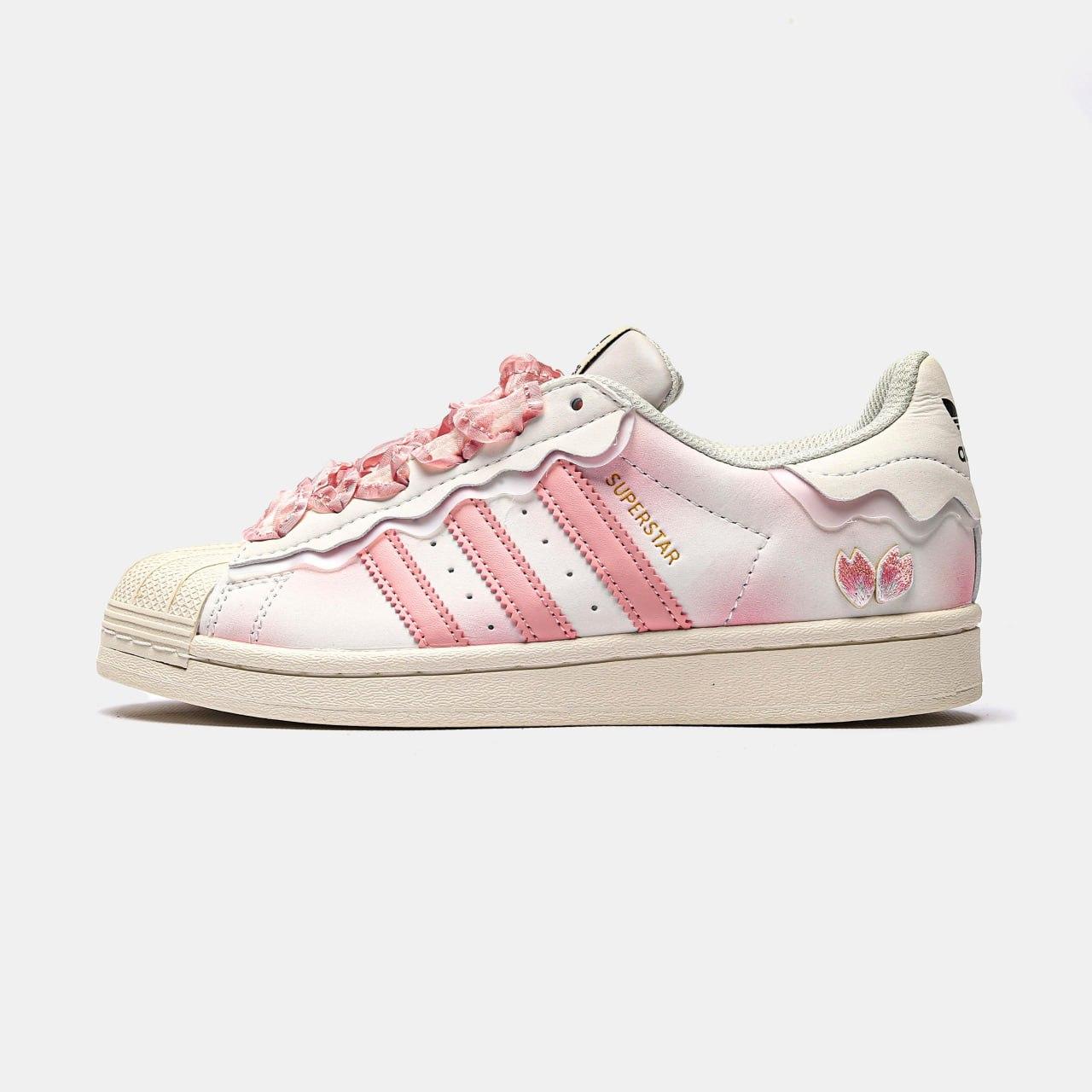 Adidas Superstar Y3 Sakura Petals Pink White